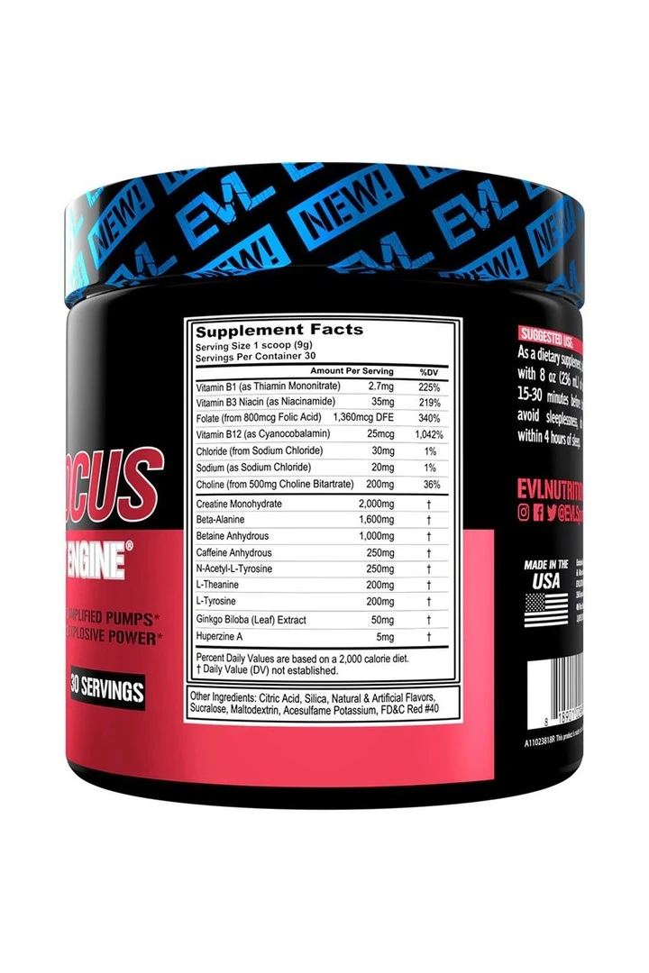 ENGN Focus Watermelon 270g. 30 servis.usa vers.