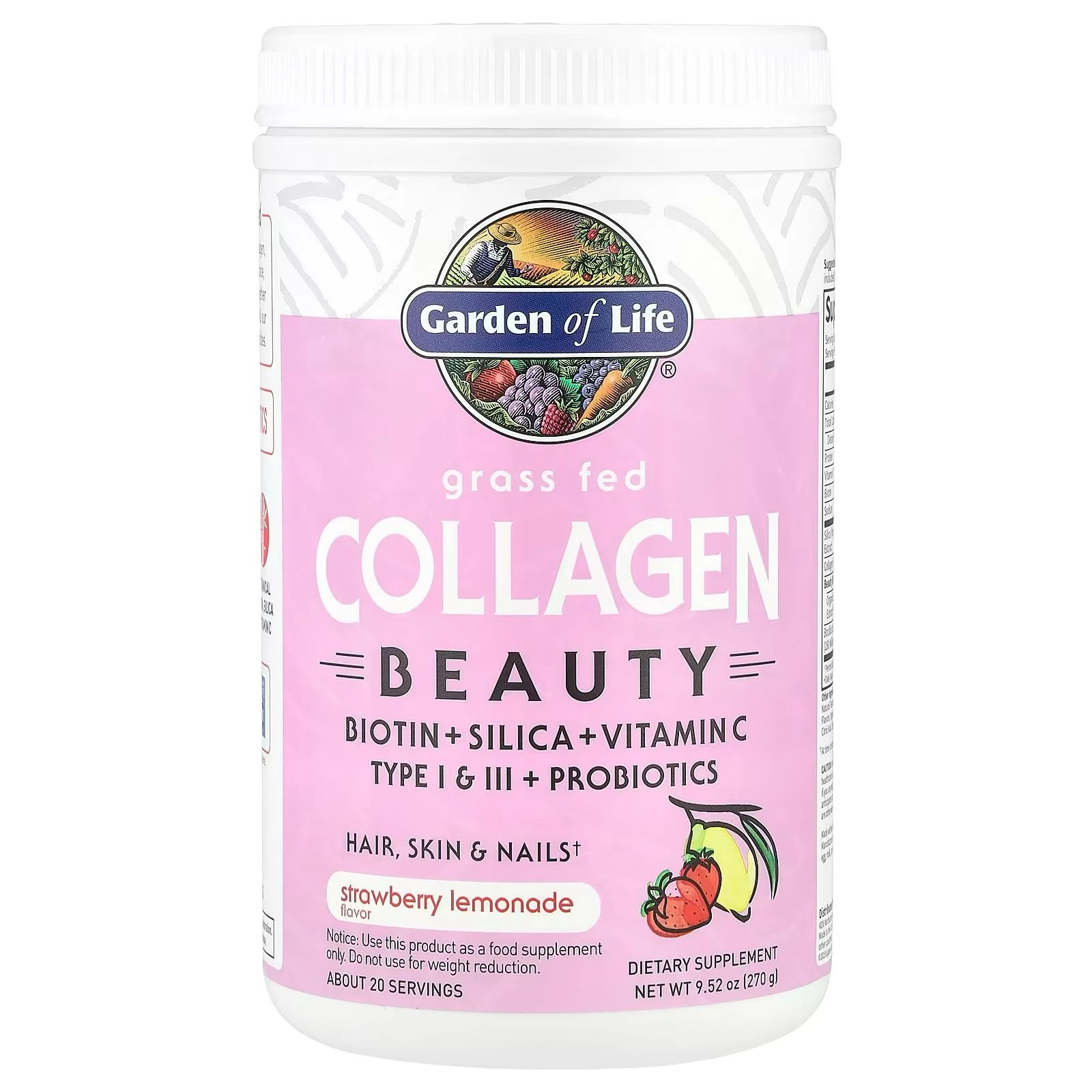 Grass fed Collagen Beauty 20 Servis - 270 g