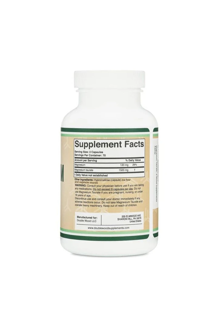 Magnesium Taurate 1500 mg 210 veg.Kapsül.usa vers.
