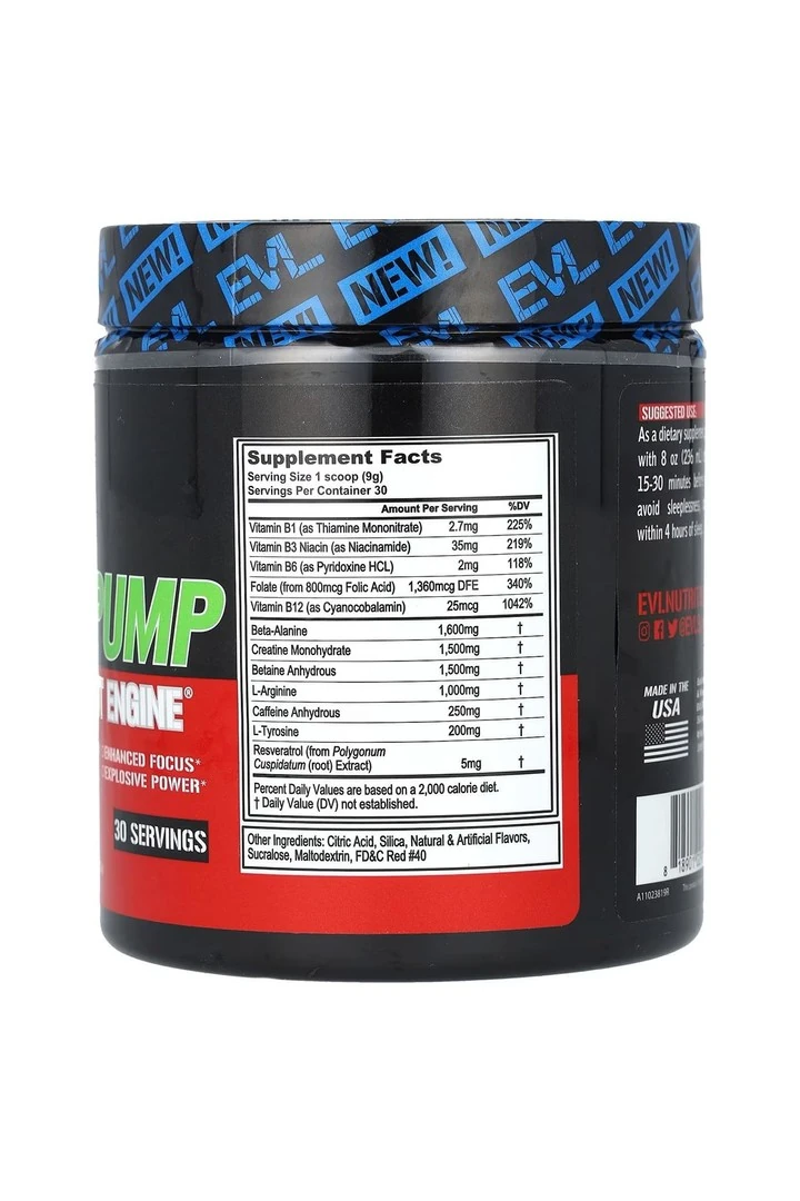ENGN Pump Pre Workout Engine Cherry Limeade 9,52 oz (270 g)