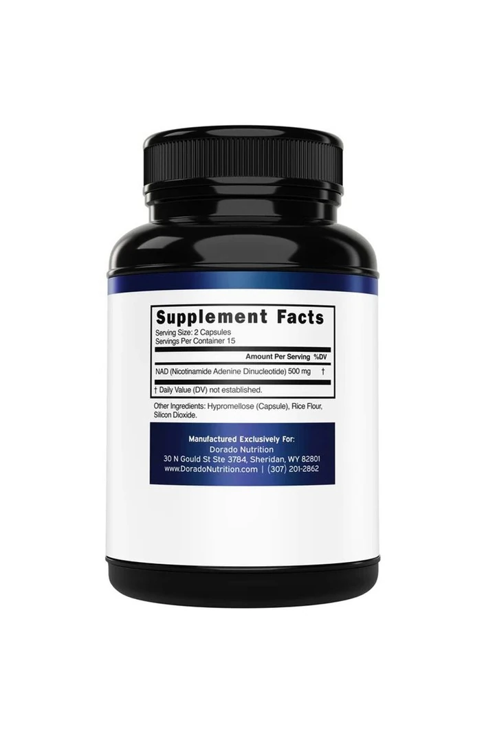 Nad+ maximum strength 500 mg 30 Kapsül Made in USA