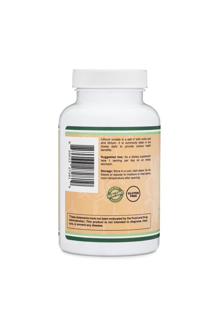 Lityum Orotate 5mg 210 Veg.Kapsül.usa vers.