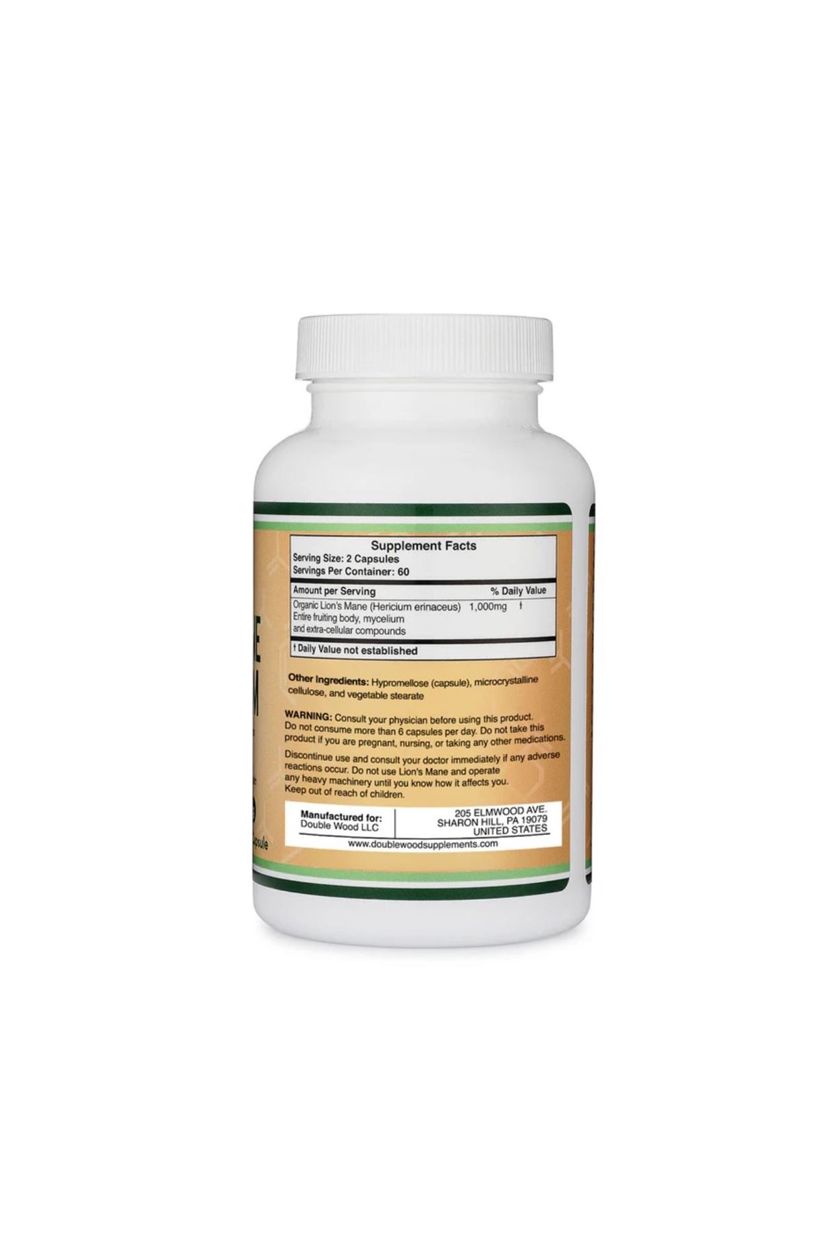 Lions Mane Mushroom 500mg 120 capsule