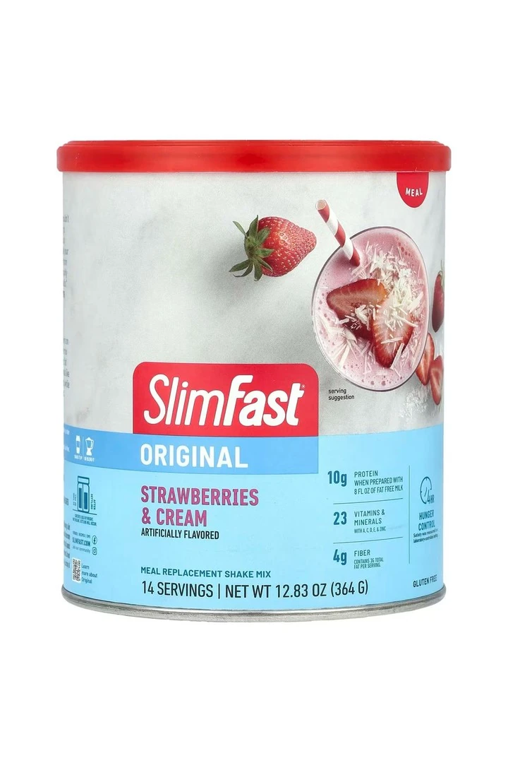 Orijinal, Yemek Yerine Geçen Shake Karışımı, Çilek ve Krema, 12,83 oz (364 g)