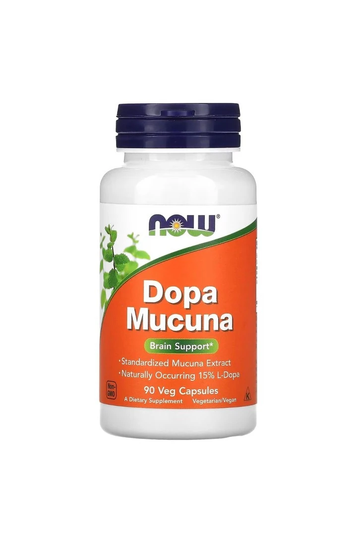 Dopa Mucuna 90 Kapsül Dopam.ne Brain Support Standardized Extract Naturally Occurring 15%