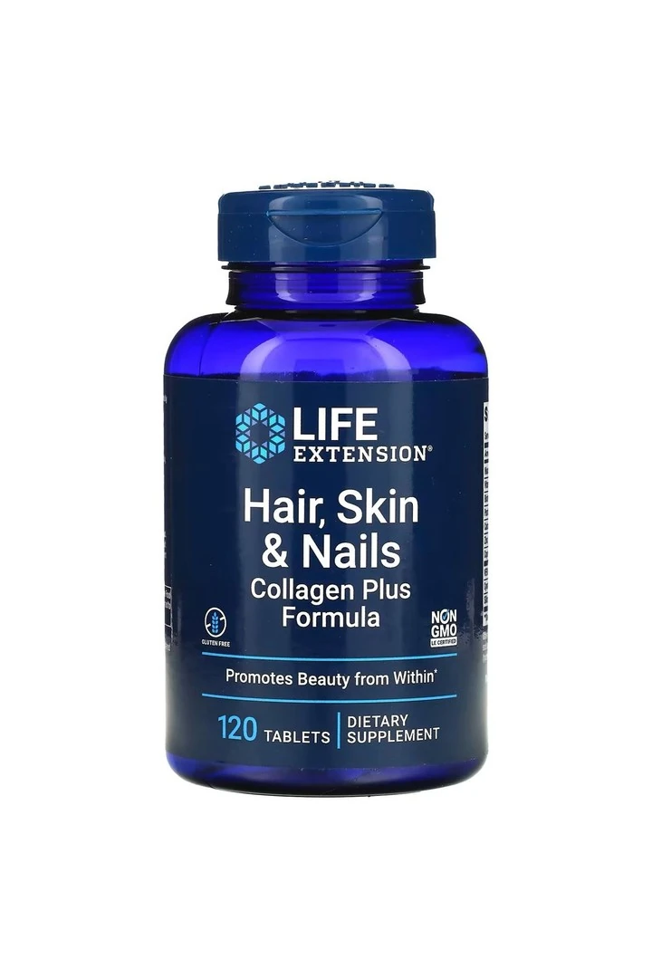 Hair Skin Nails , Saç, Cilt ve Tırnaklar, Collagen Plus Formülü, 120 Tablet