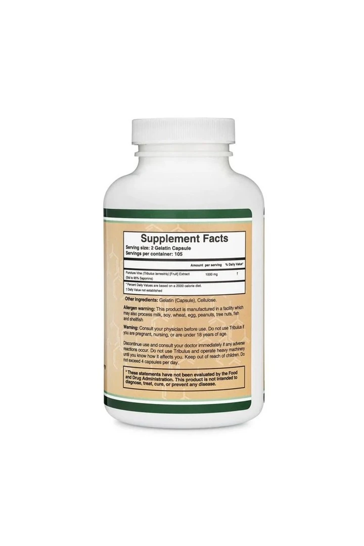 Tribulus Extract 1000 mg 210 Kapsül.usa menş.