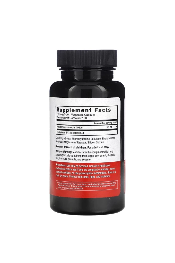 Force Factor DHEA 25 Mg - 100 Kapsül