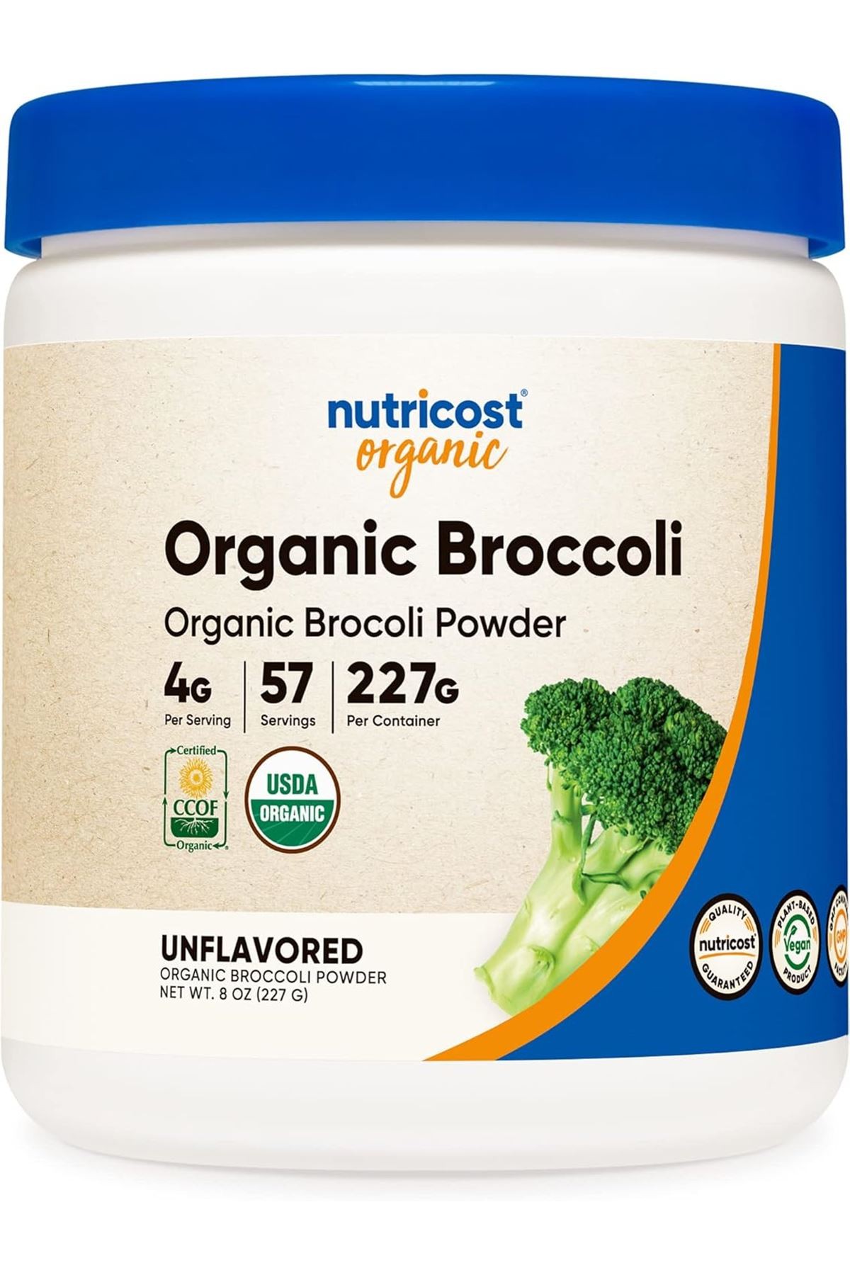 Nutricost Broccoli Powder Organic 8 Oz