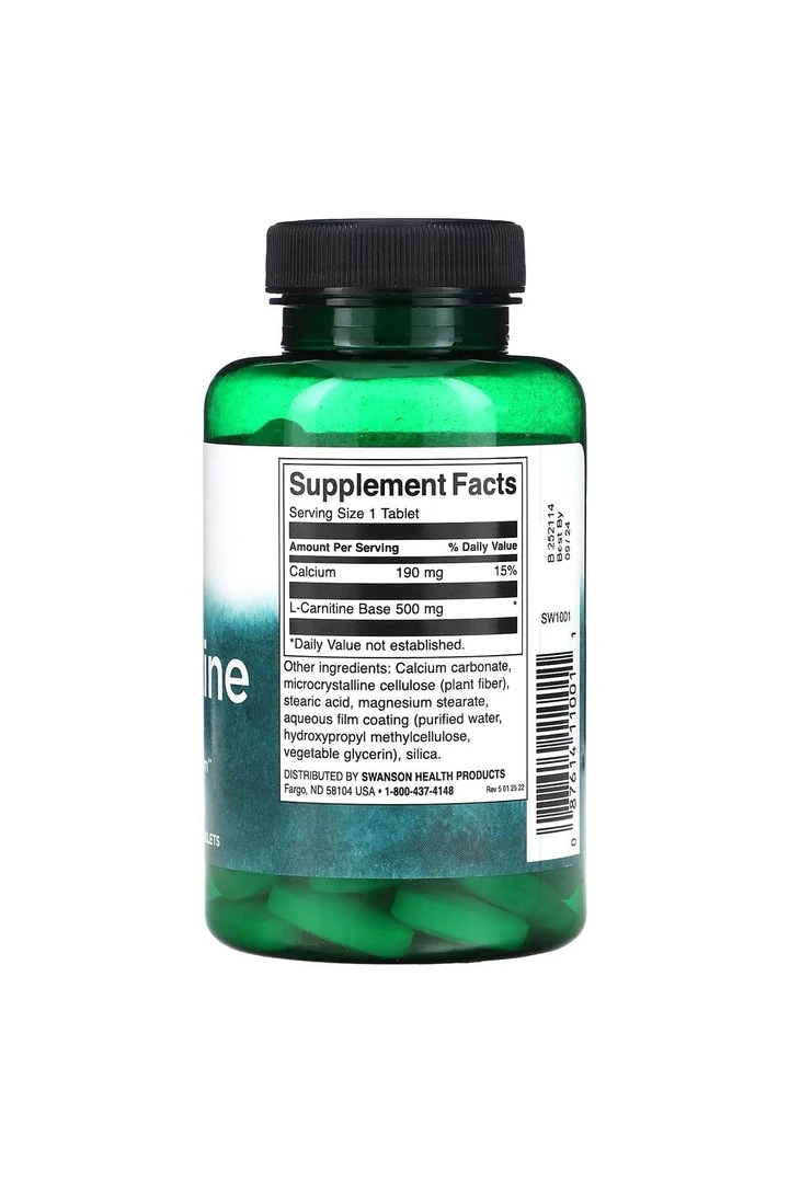 L-Carnitine 500 mg 100 Tablet