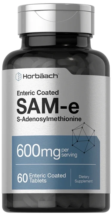 SAM-e 600mg | 60 Tablets | S-Adenosyl Methionine | Vegetarian, Non-GMO & Gluten Free