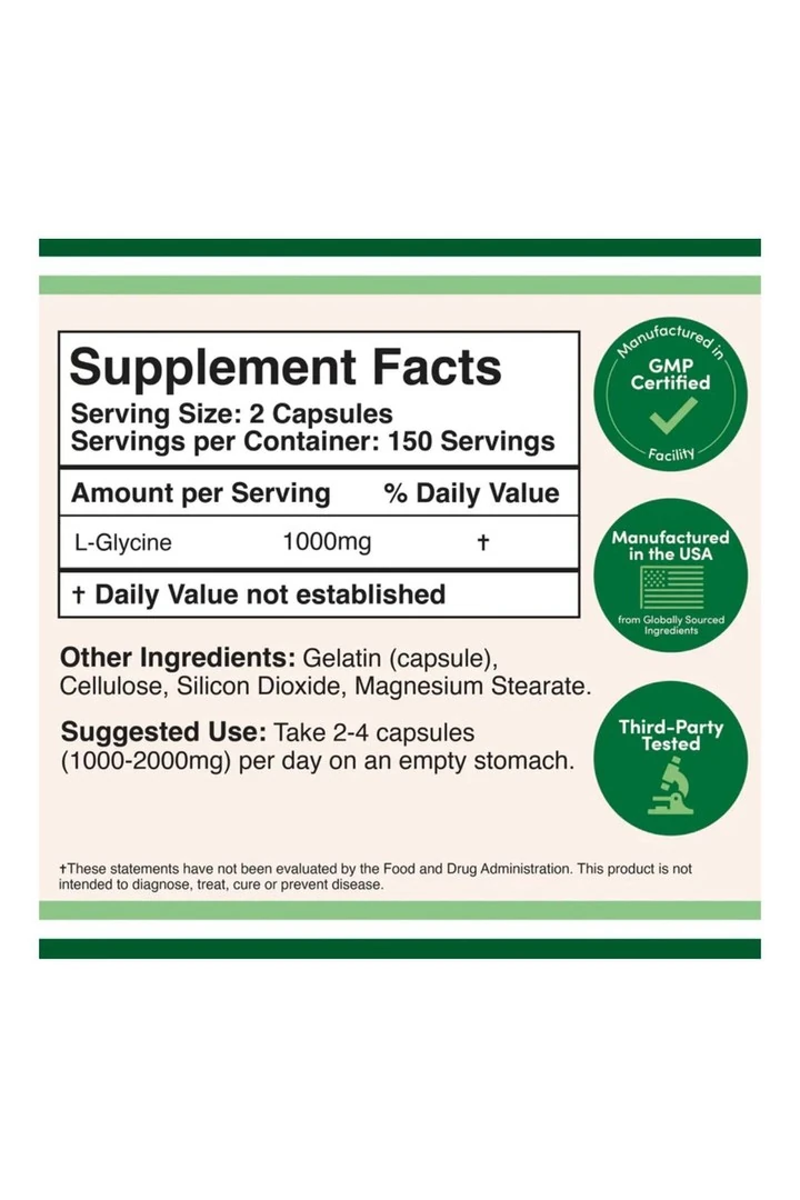 Glycin.e 1000 mg 300 Kapsül