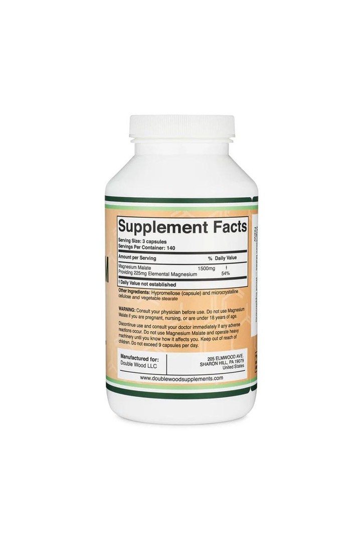 Magnesium Malate 1500mg 420 Veg.Kapsül.usa vers.