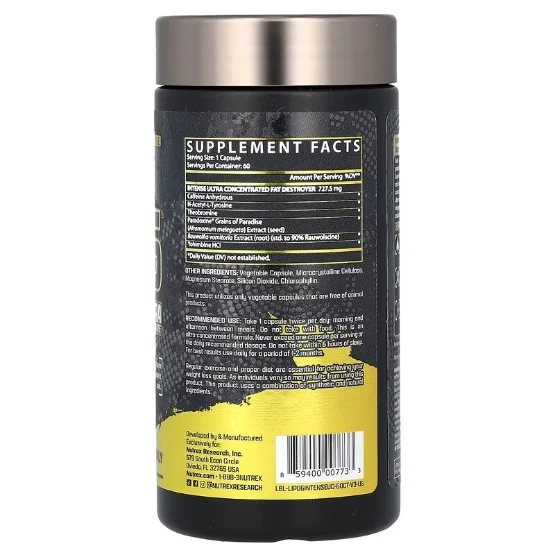 Lipo6 intense ultra Concentrate 60 Caps