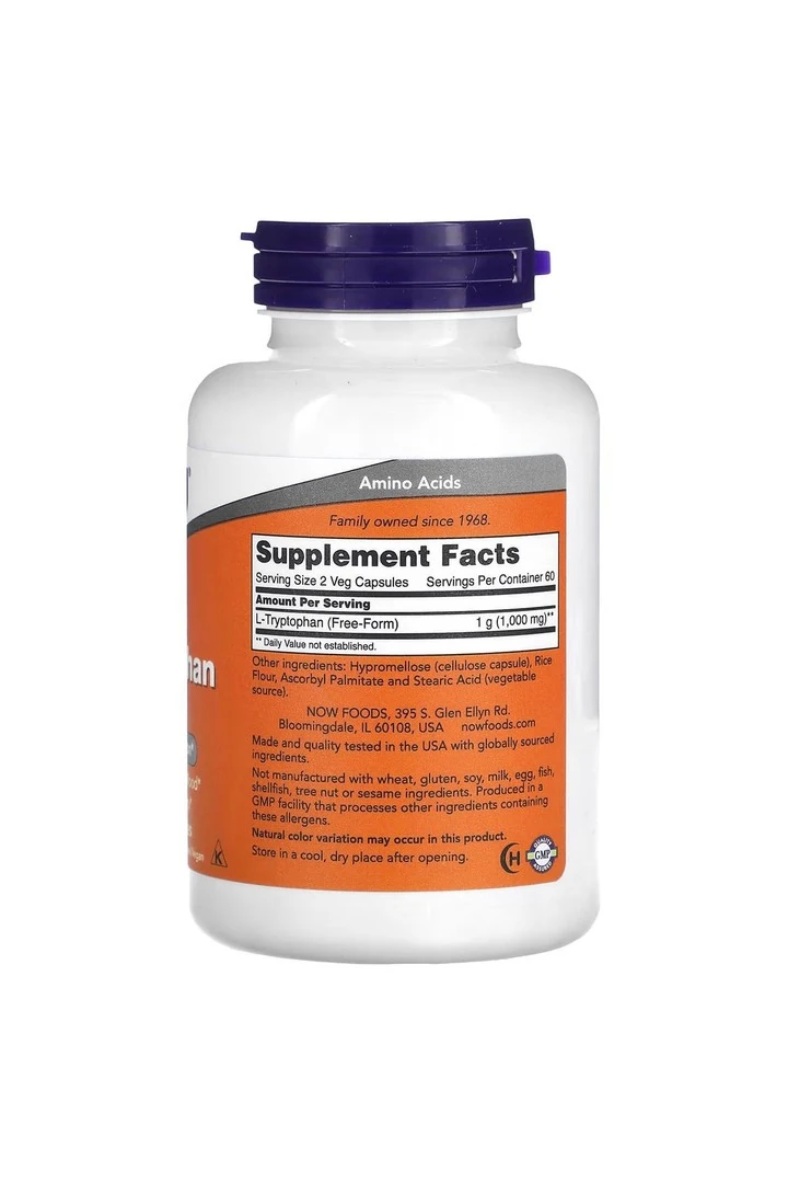 L-Tryptophan 500 mg 120 Capsules