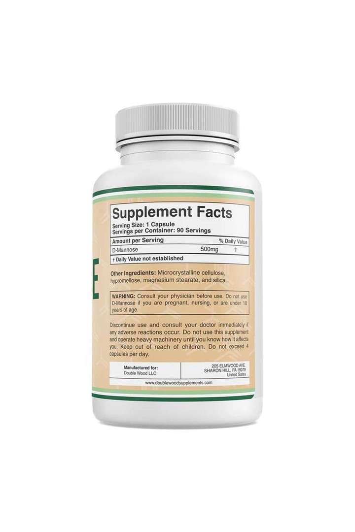 D-Mannose 500mg 90 Veg.Kapsül.usa vers.
