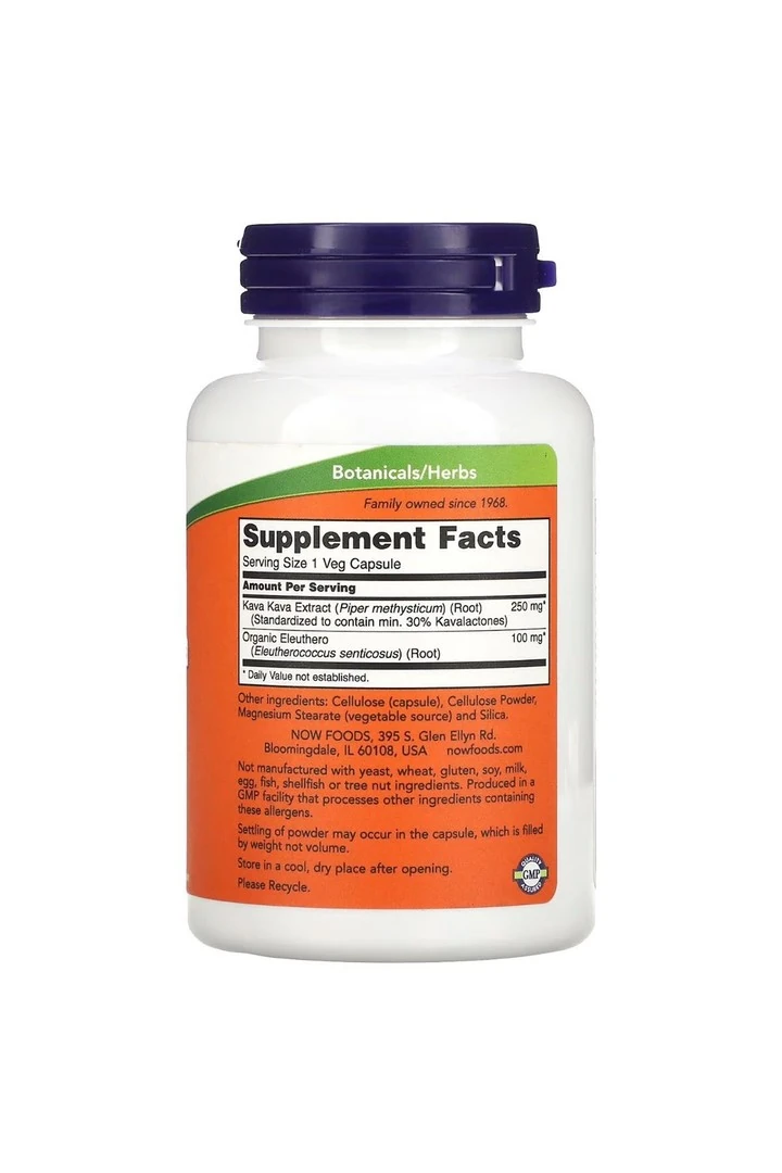 Now Foods Kava Kava Extract 250 Mg 120 Veg Kapsül