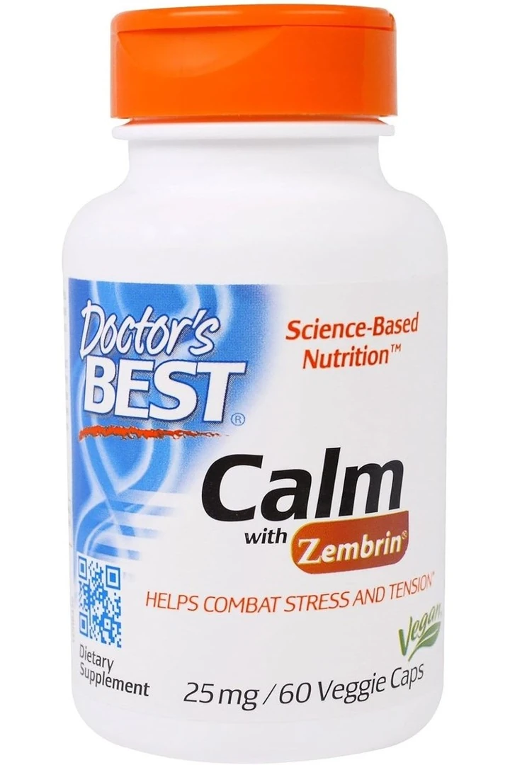 Doctor's Best Calm-Z With Zembrin 25 mg 60 Veggie Kapsül- İthal