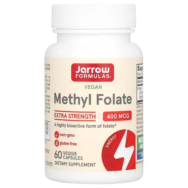 Methyl Folate Extra Strenght 400 mcg 60 Veggie Kapsül