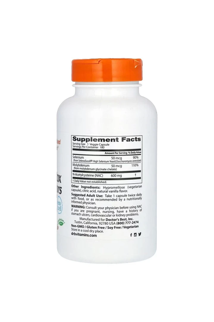 Doctor's Best , Na/c Detox Regulators, 180 Veggie Caps