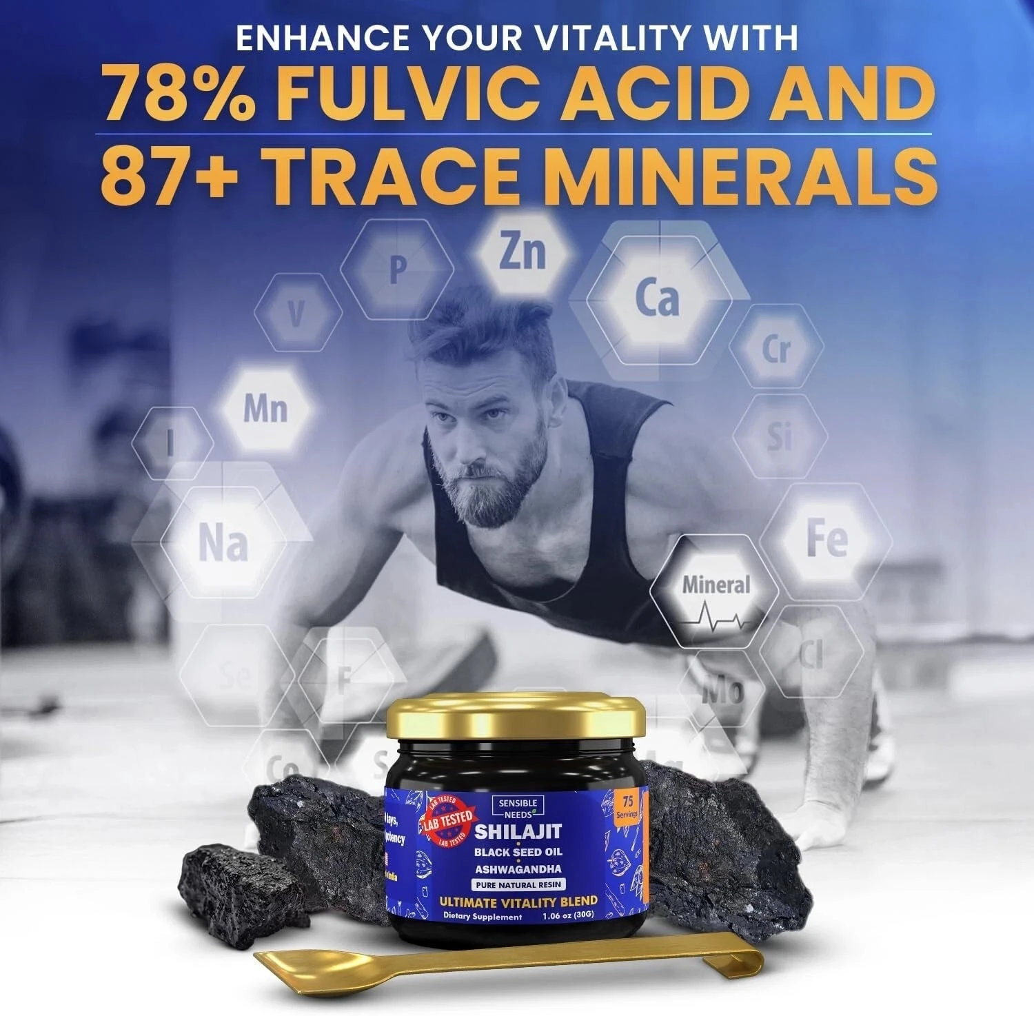 Himalayan Shilajit Black Seed Oil 75 servis 30 G.