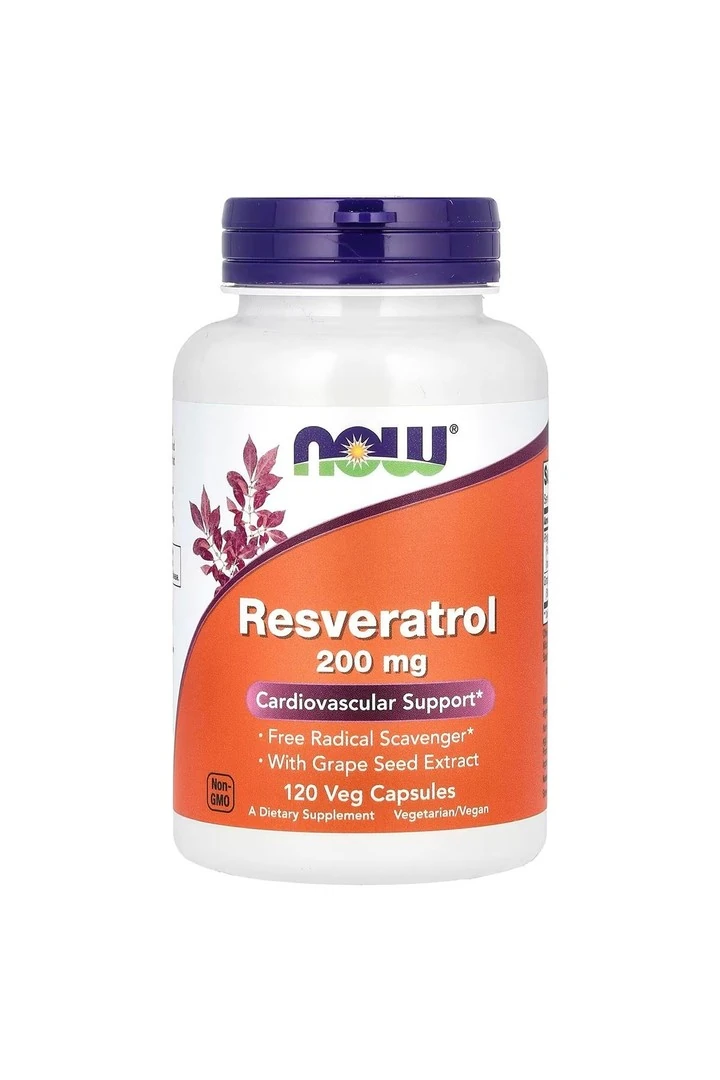 Resveratrol, 200 mg, 120 Veg Kapsül