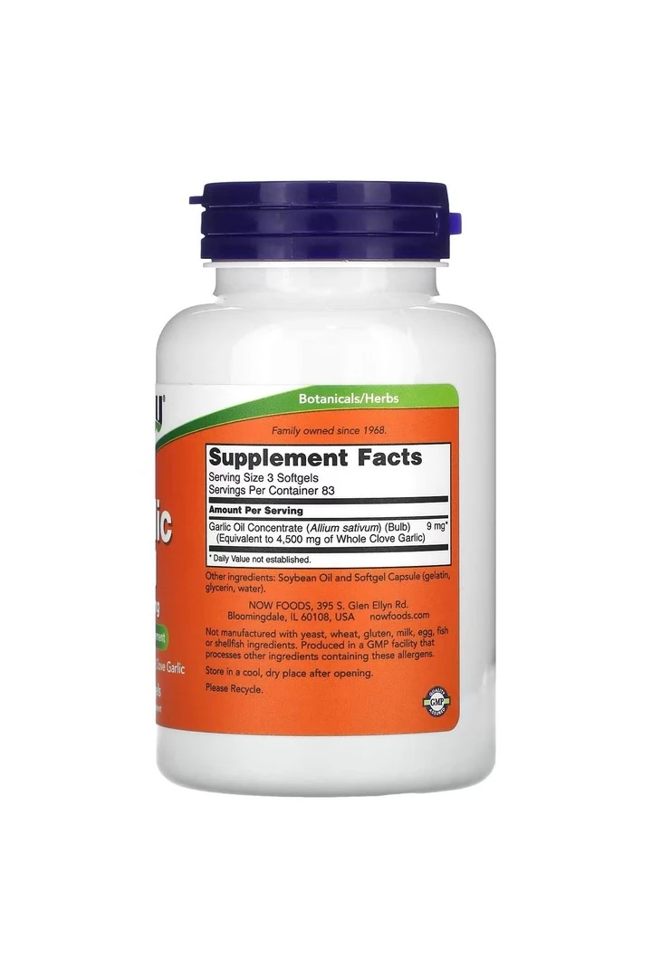 Garlic Oil, 1,500 mg, 250 Softgels