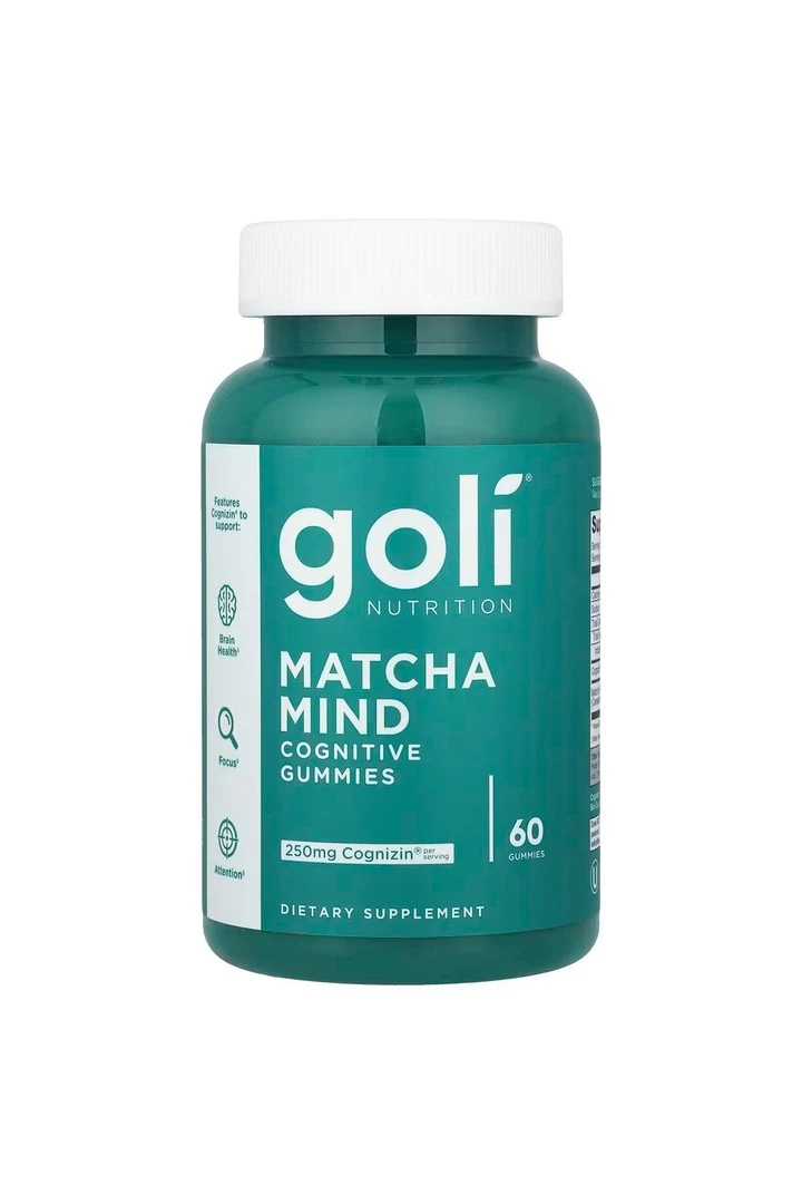 Matcha Mind Cognıtıve Gummies, 60 Gummies