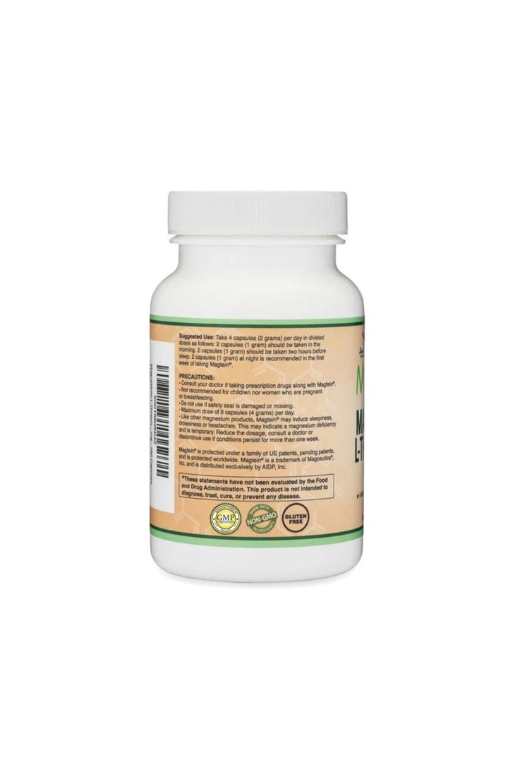 Double Wood Magtein Magnesium L-Threonate - 2000 Mg 100 Kapsül