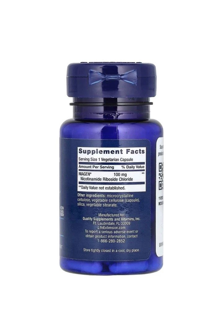 Extension Nad+ Cell Regenerator 100 Mg 30 Vegetarian Capsules