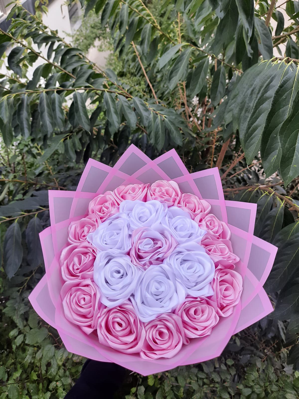 20 Lİ SOLMAYAN GÜL BUKETİ SİYAH GÜL DIŞI SİYAH