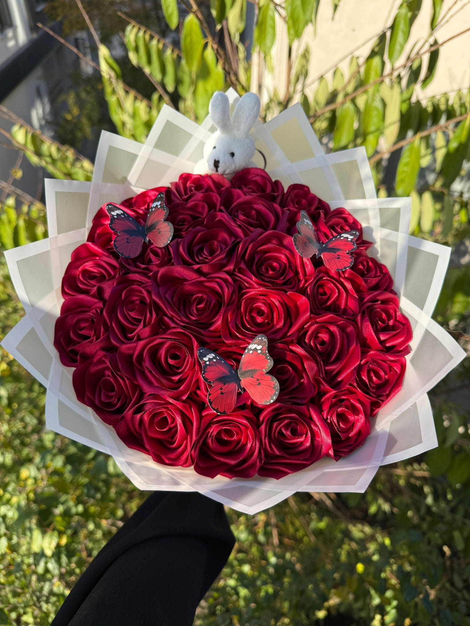 30'lu Gül Buketi BORDO