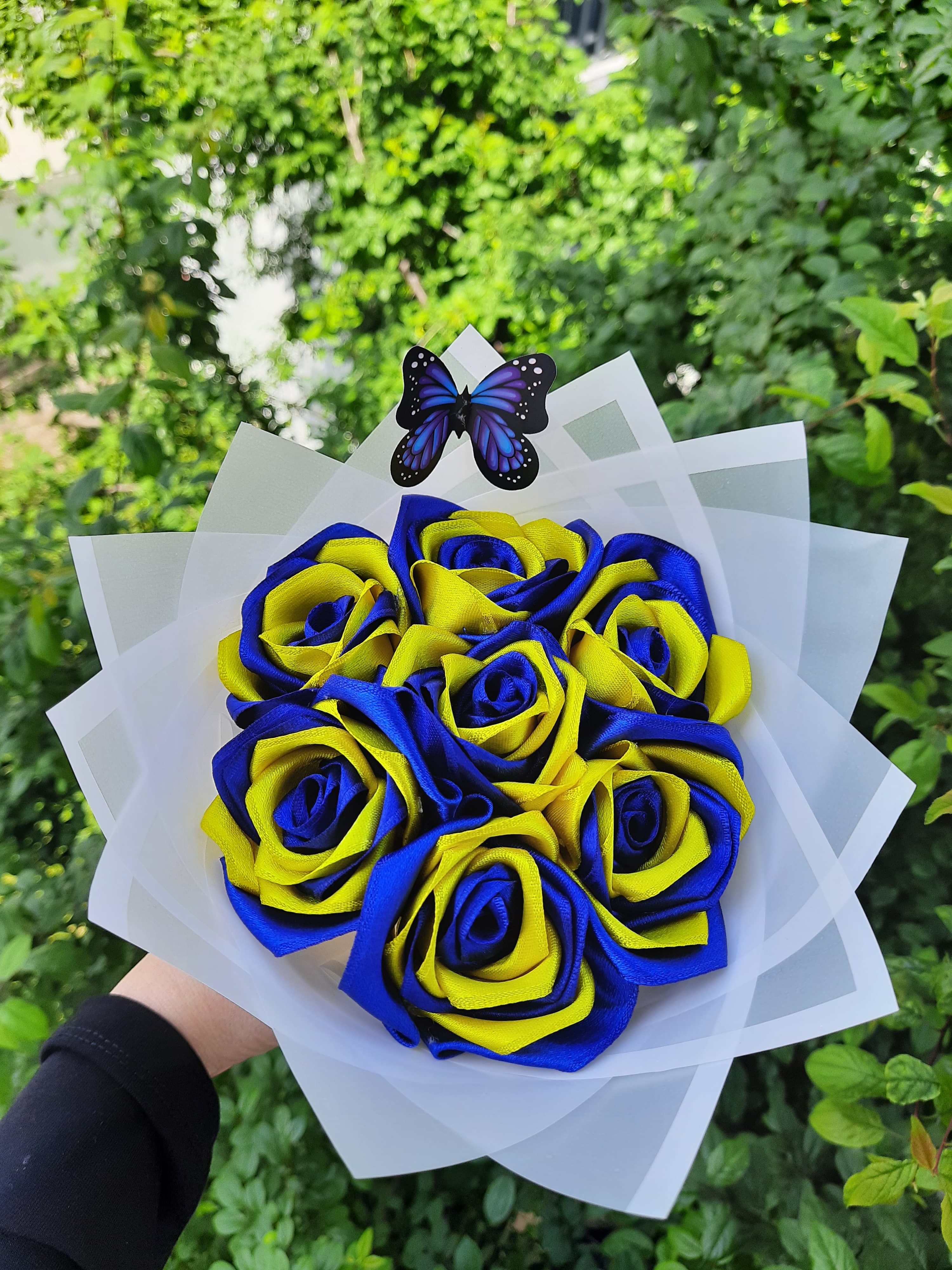 7 li Fenerbahçe Gül Buketi