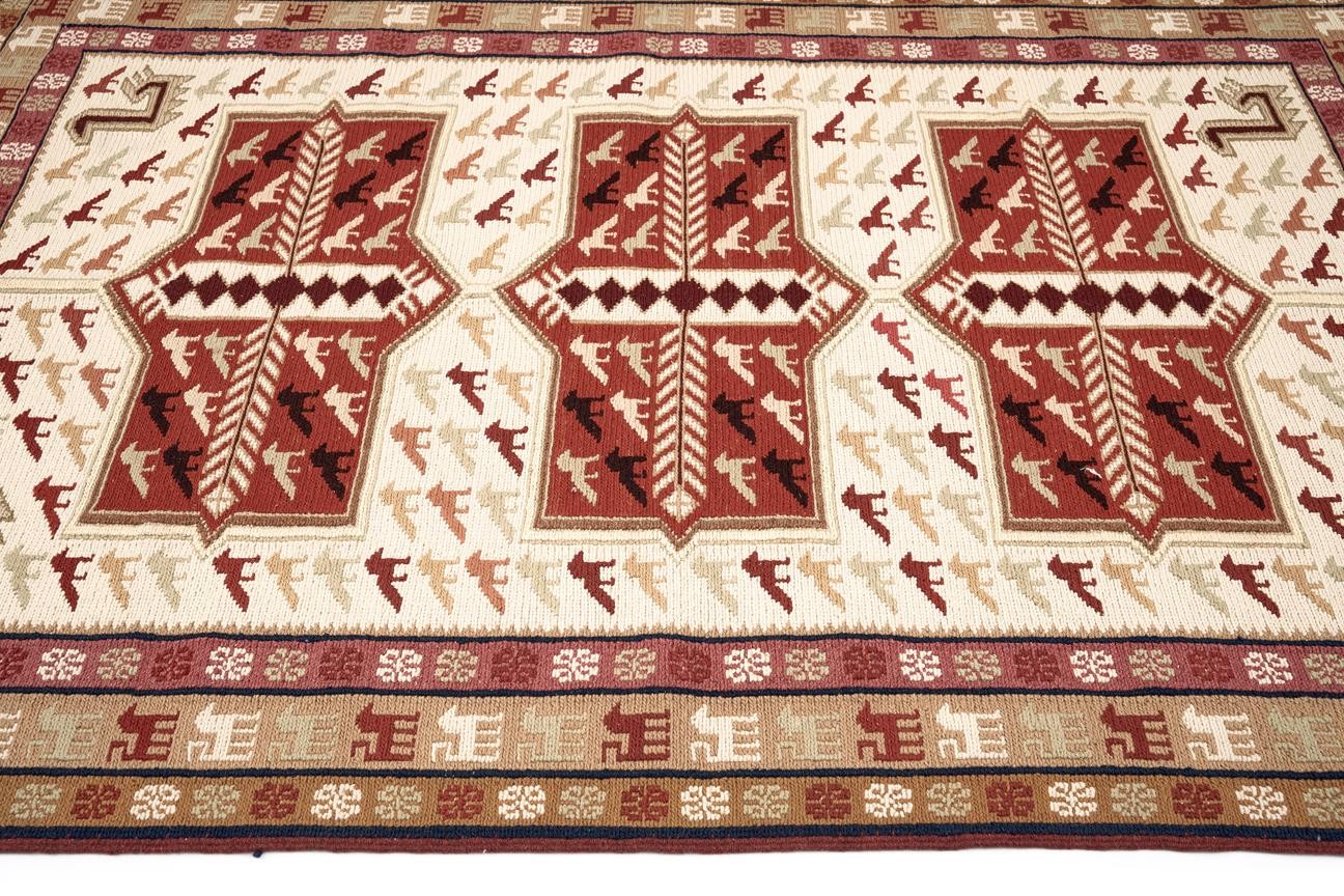 Teachers Carpet Hand Woven Deep Sumac Rug ÖADS758