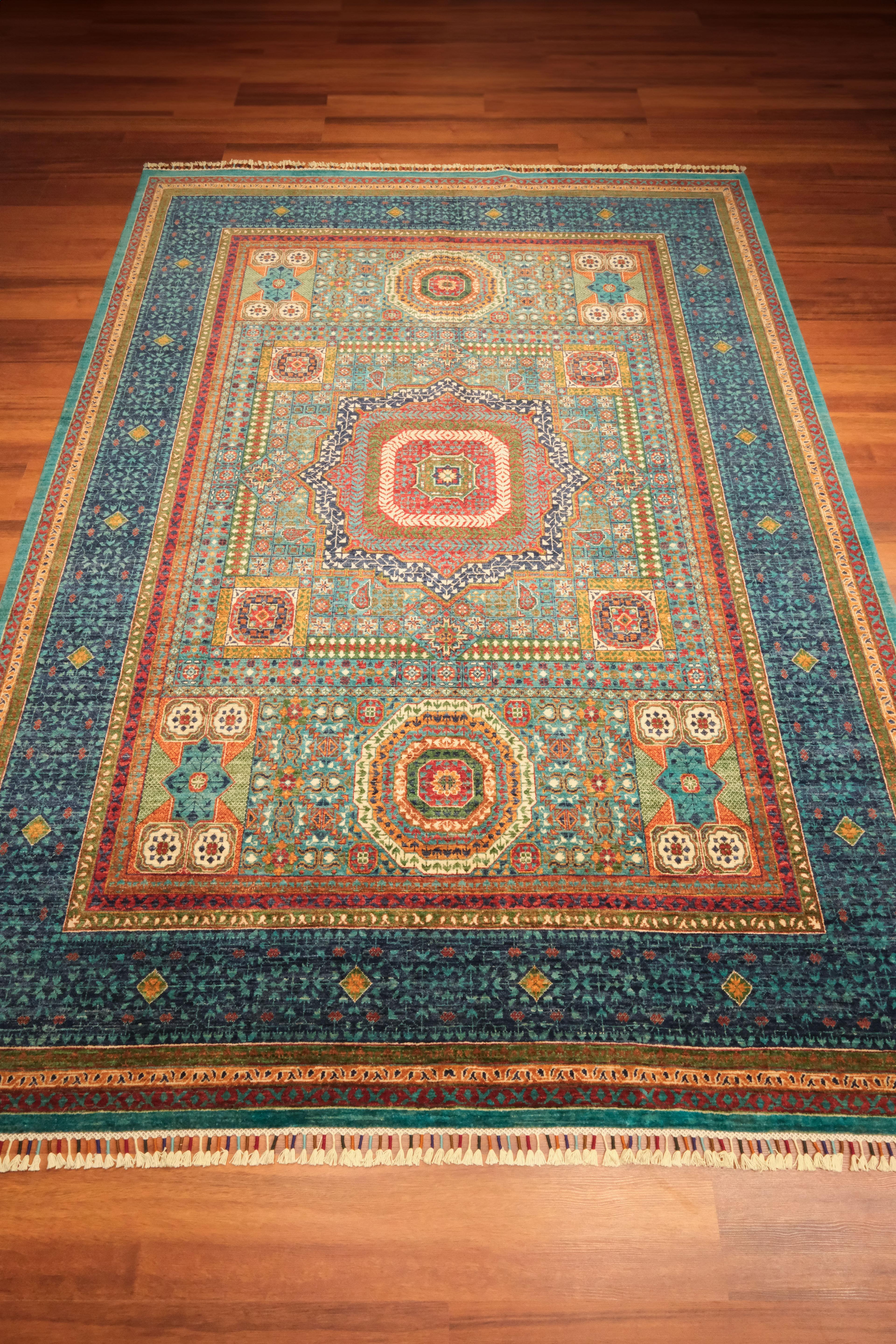 Öğretmenler Carpet Hand Woven Mamluk Carpet 5056