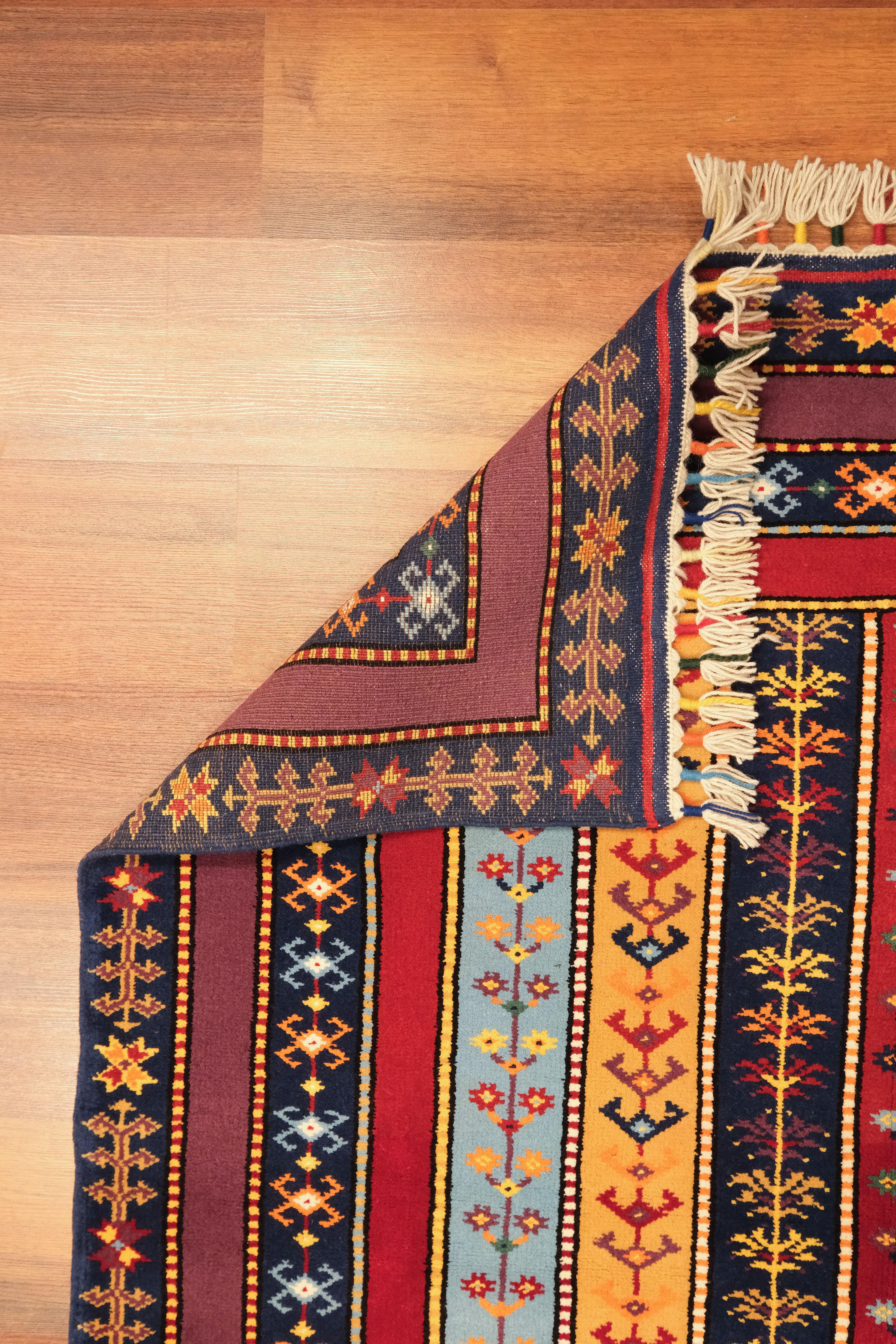 Öğretmenler Carpet Hand-Woven Shawl Rug 8911