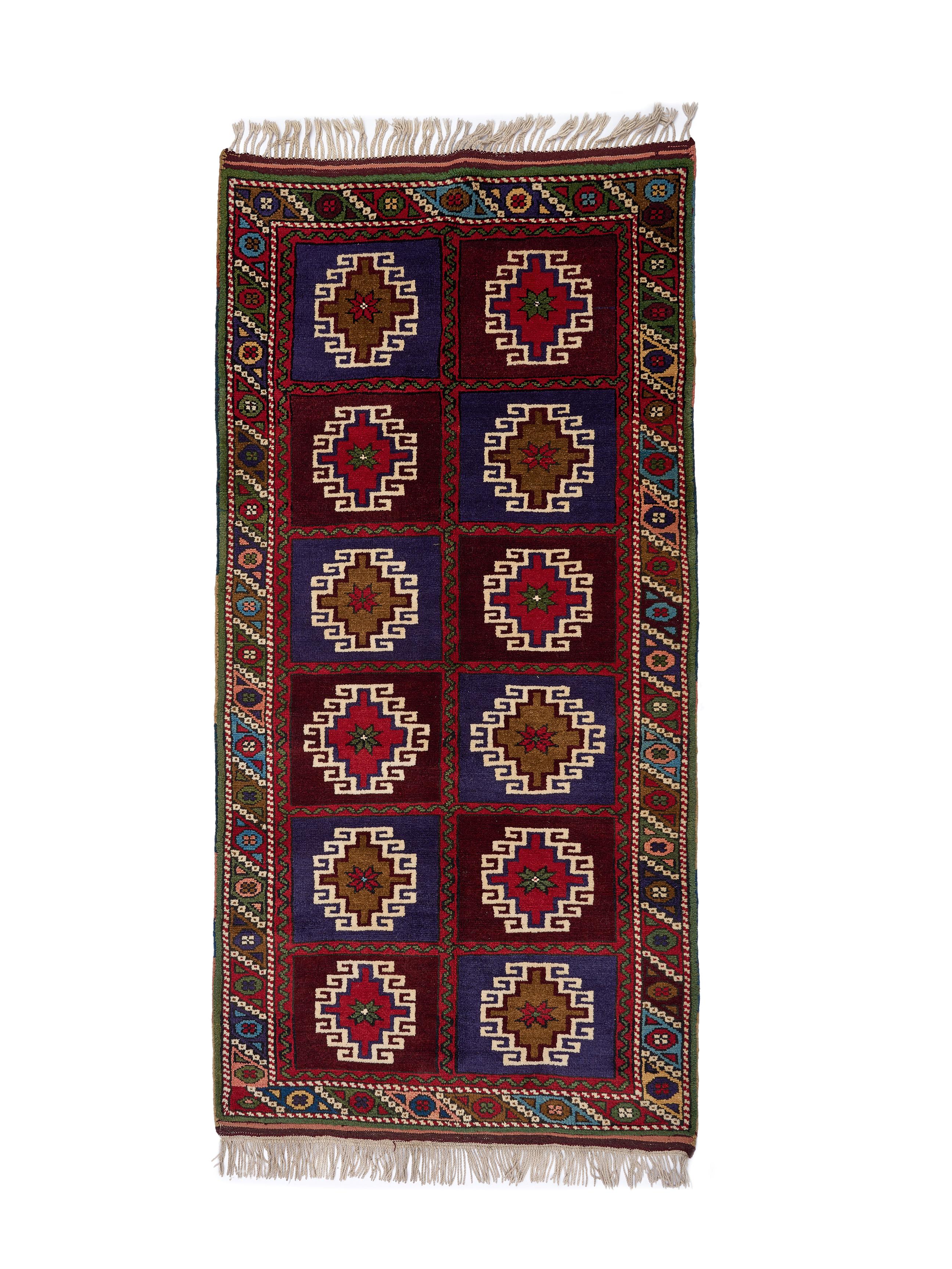 Öğretmenler Halı El Dokuma Çeyrek Sumak Kilim ÖDBY070