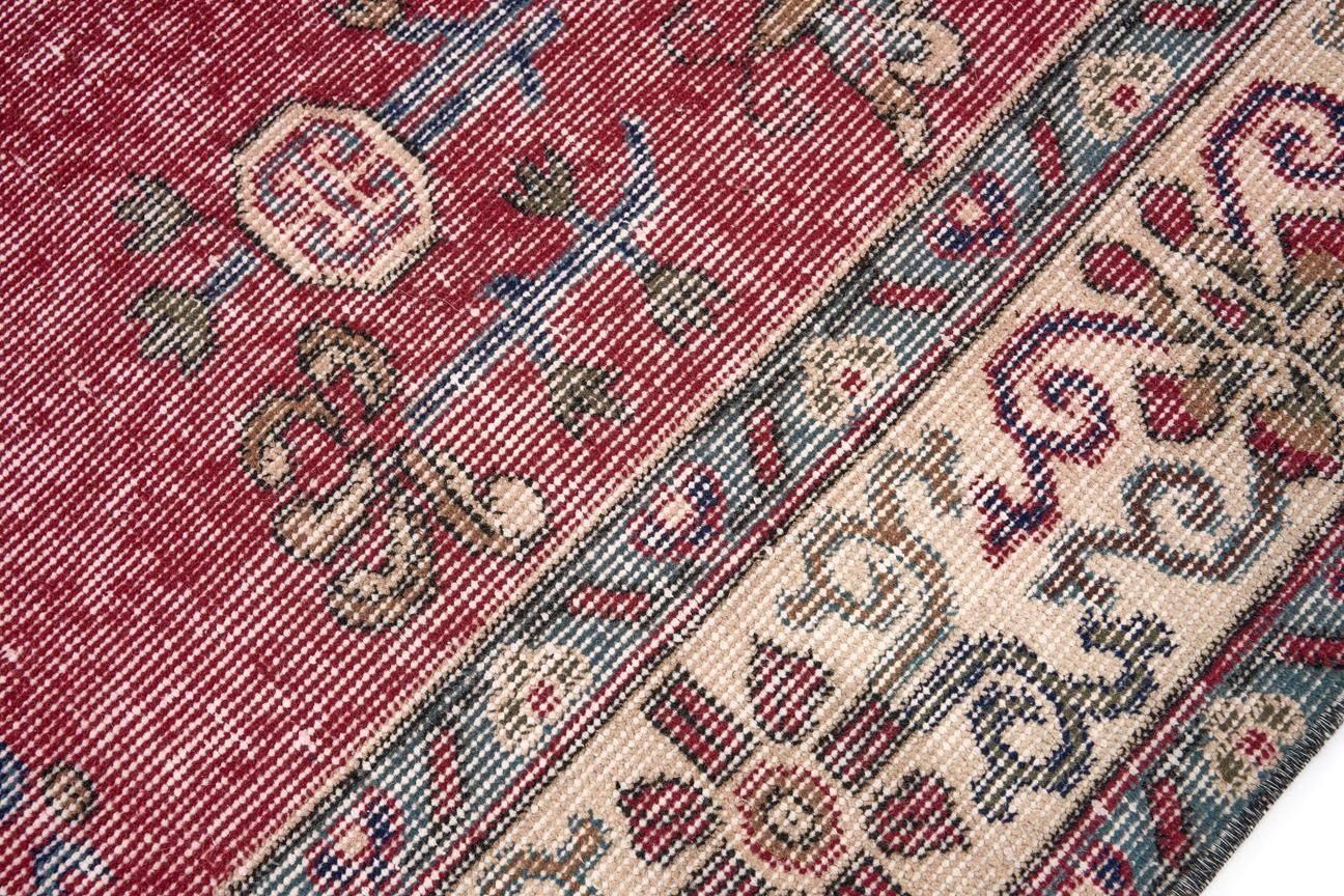 Teachers Carpet Hand Tufted Vintage Carpet ÖÇVE905