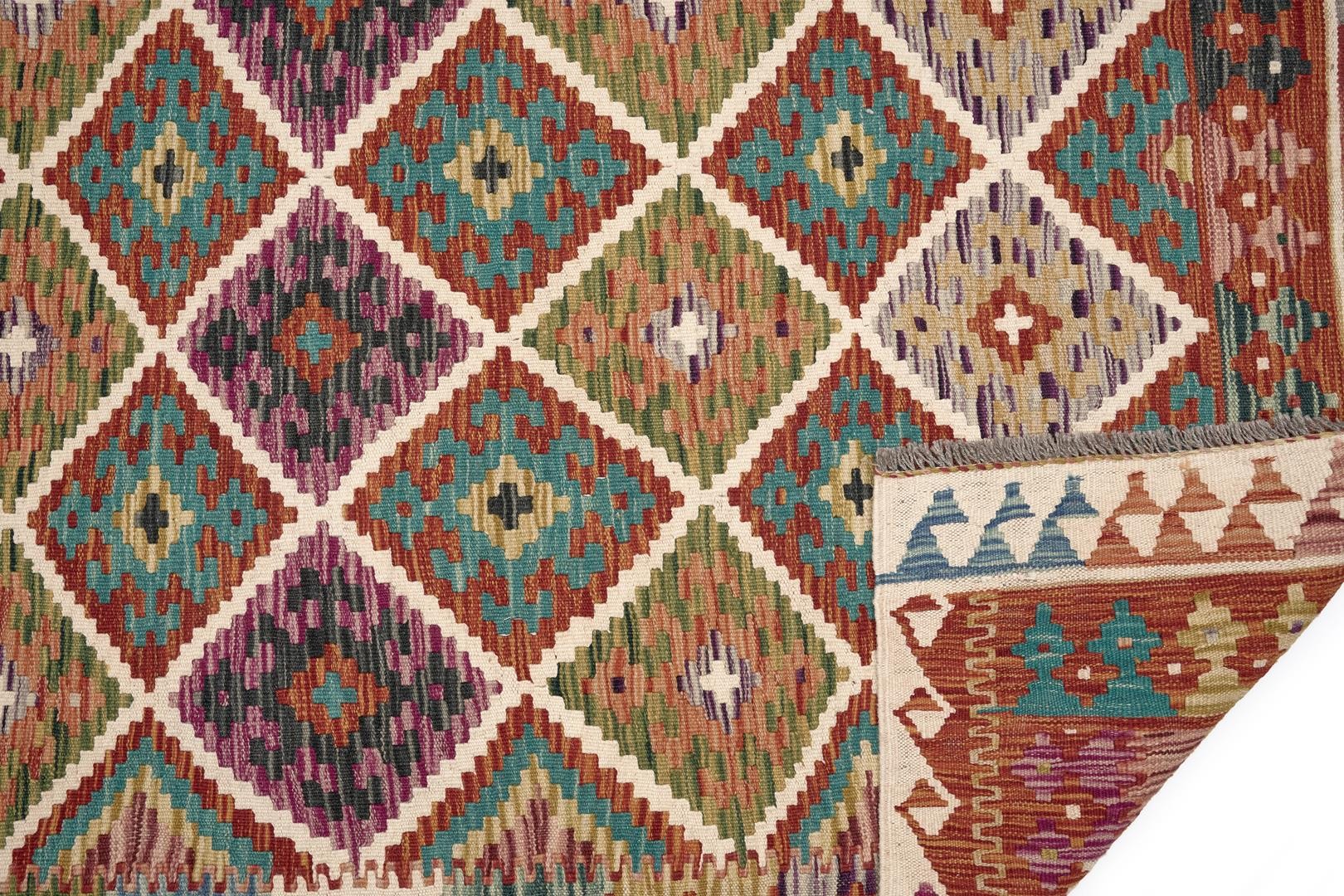 Teachers Carpet Hand Woven Insaaf Kilim ÖDIK478