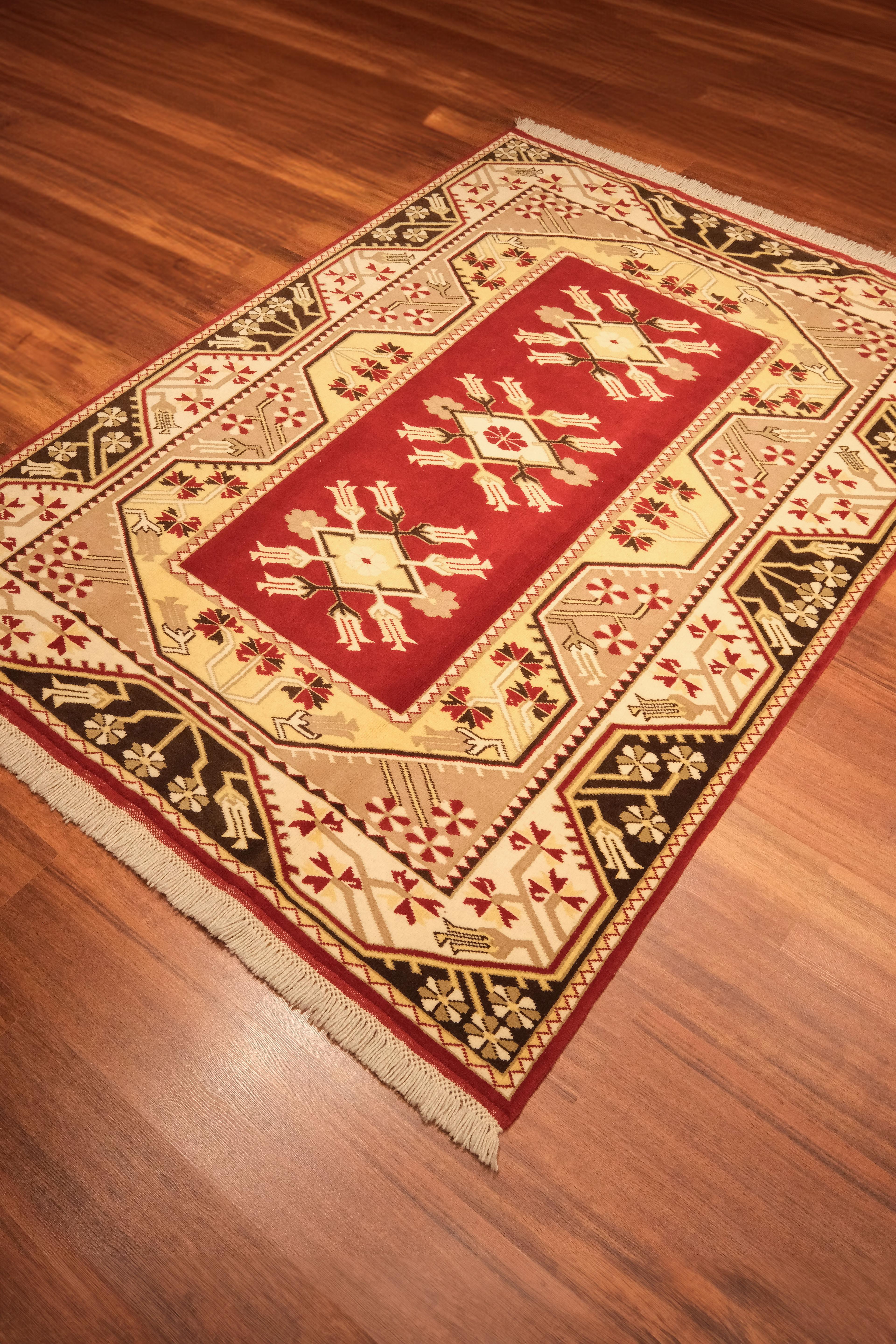 Öğretmenler Carpet Hand Woven Milas Carpet 8537