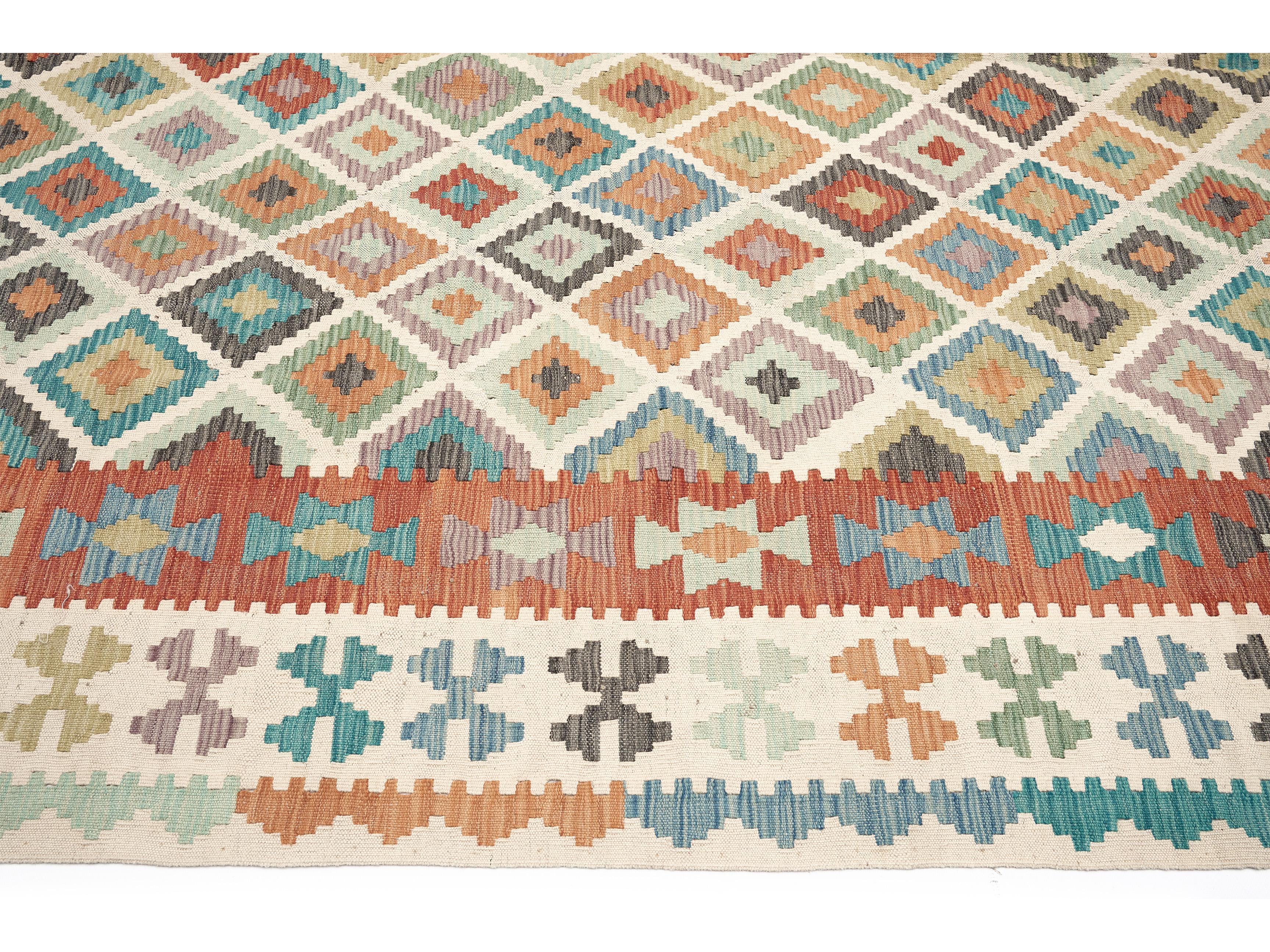 Öğretmenler Halı El Dokuma Saruki Kilim ÖDSK489