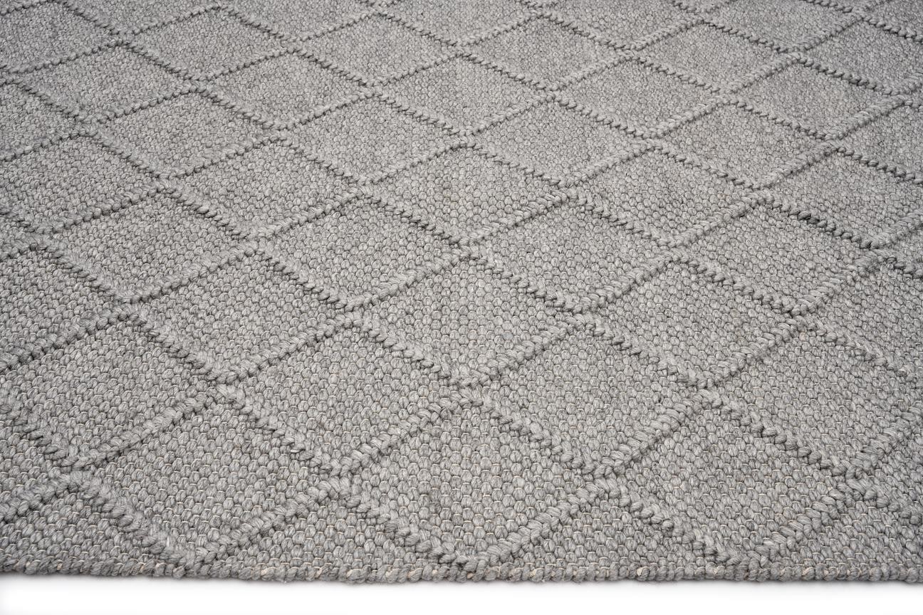 Teachers Carpet Hand Woven Jade Diamond Grey ÖÇJD952