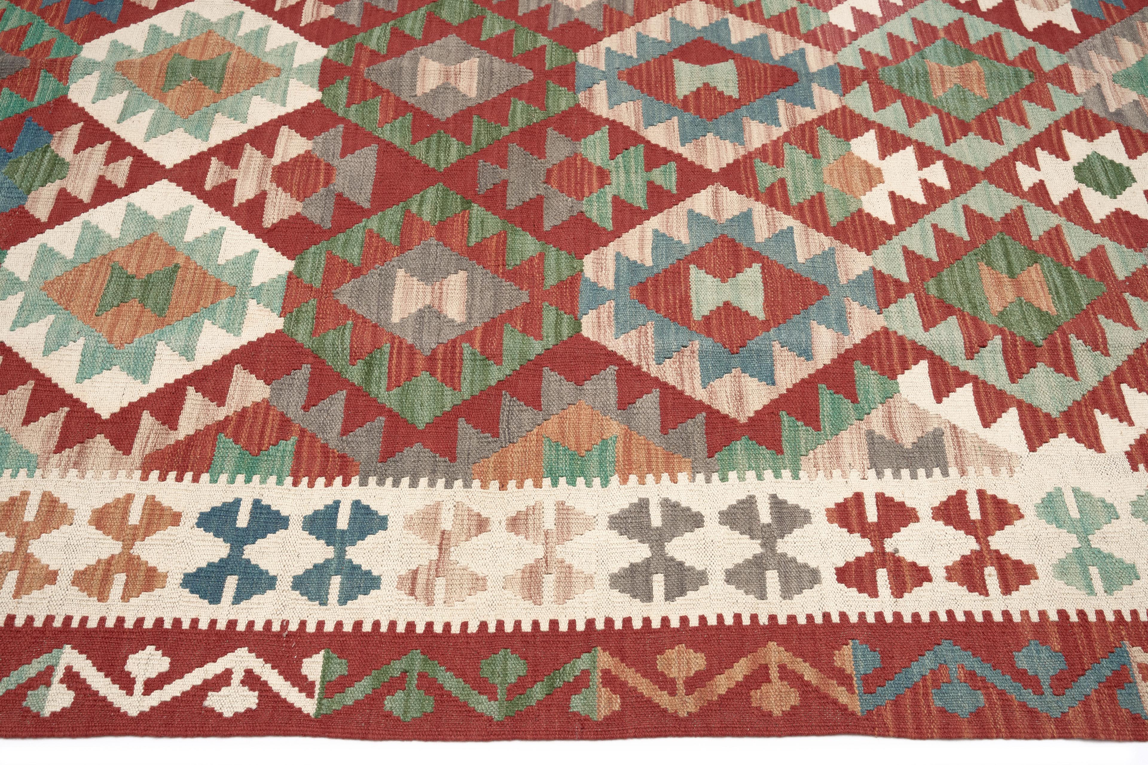 Teachers Carpet Hand Woven Insaaf Kilim ÖDIK485