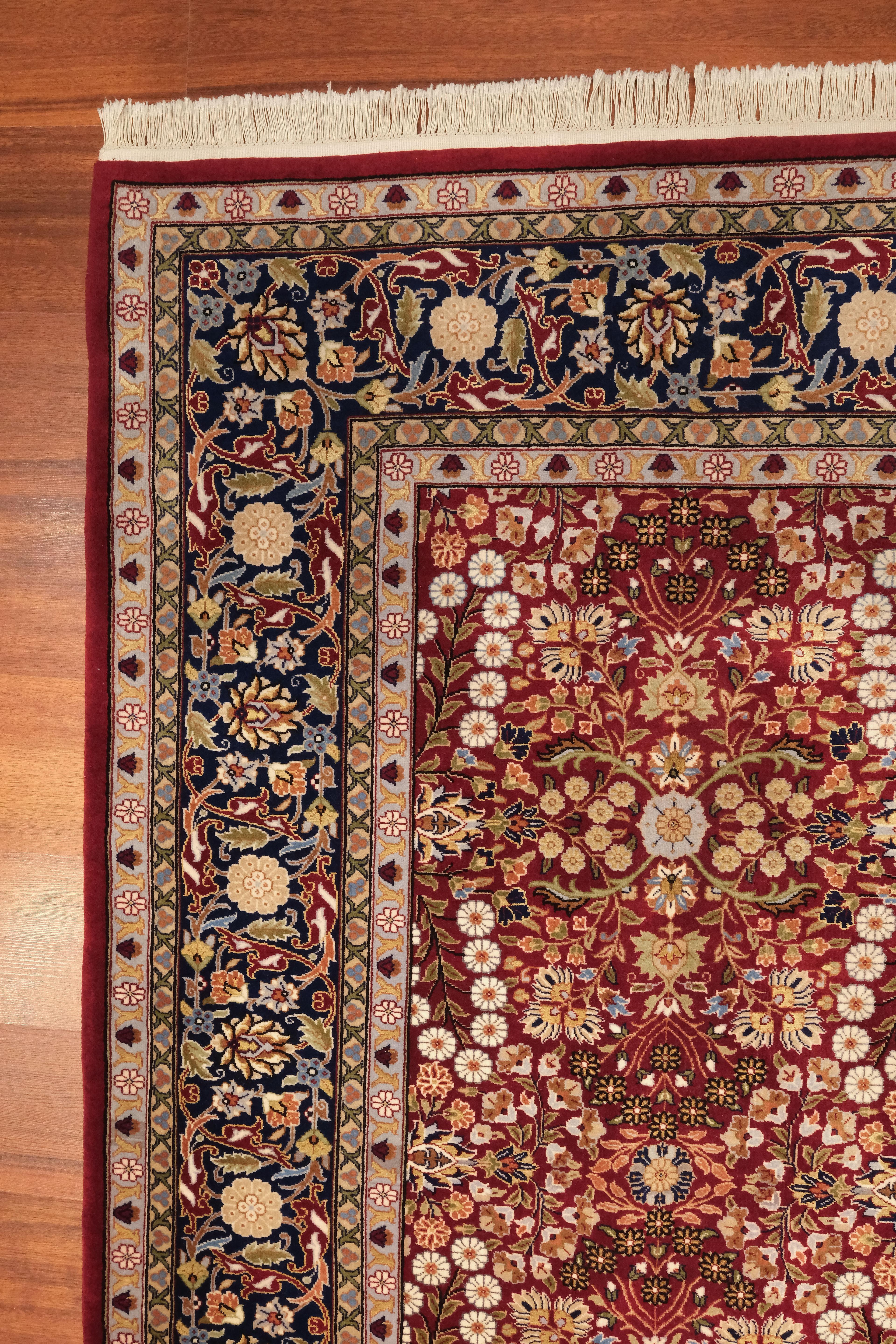 Öğretmenler Carpet Hand Woven Oriental Hereke Carpet 7691Ç