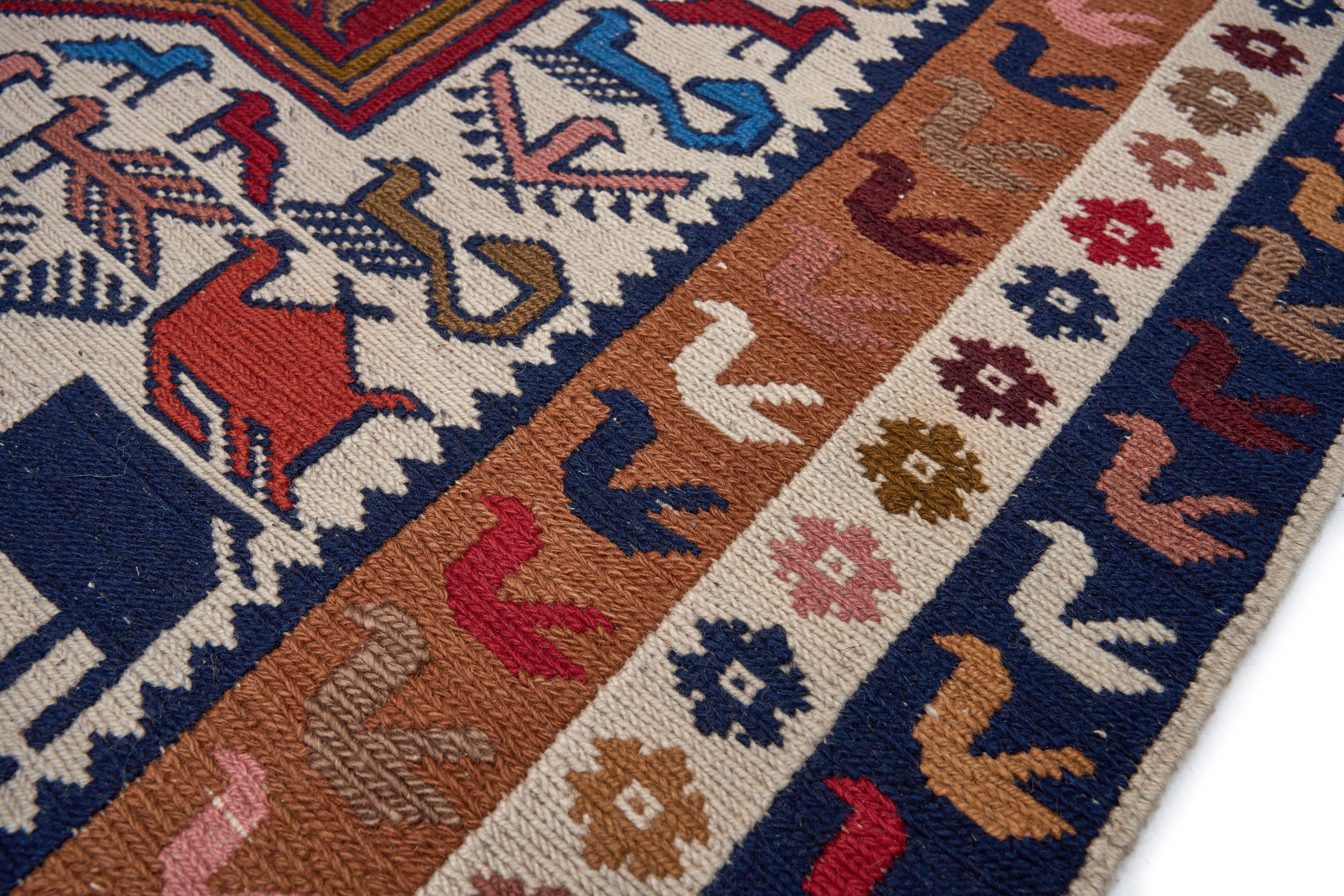 Öğretmenler Halı El Dokuma Sumak Kilim