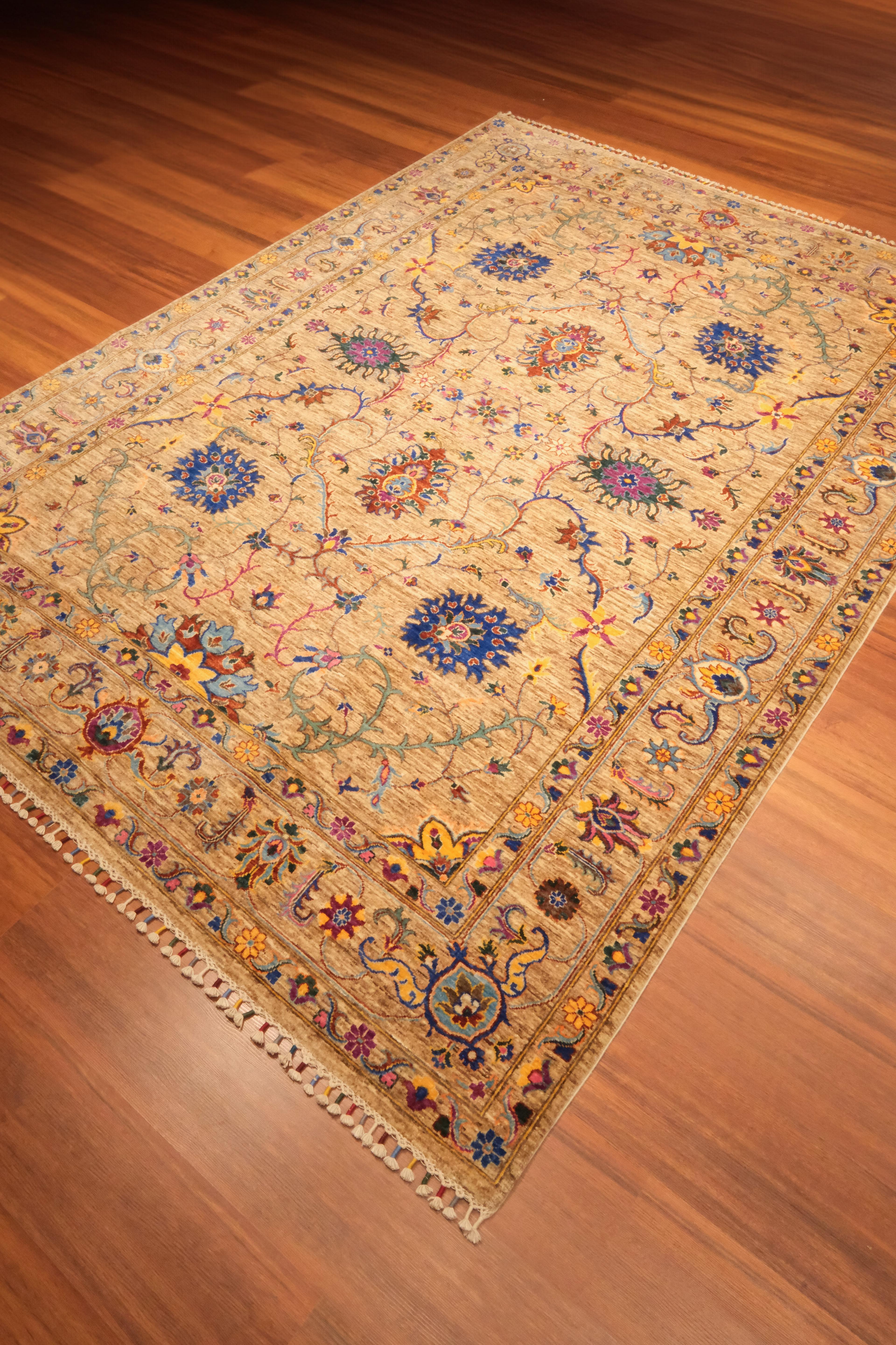 Öğretmenler Carpet Hand Woven Sultani Rug 211x289