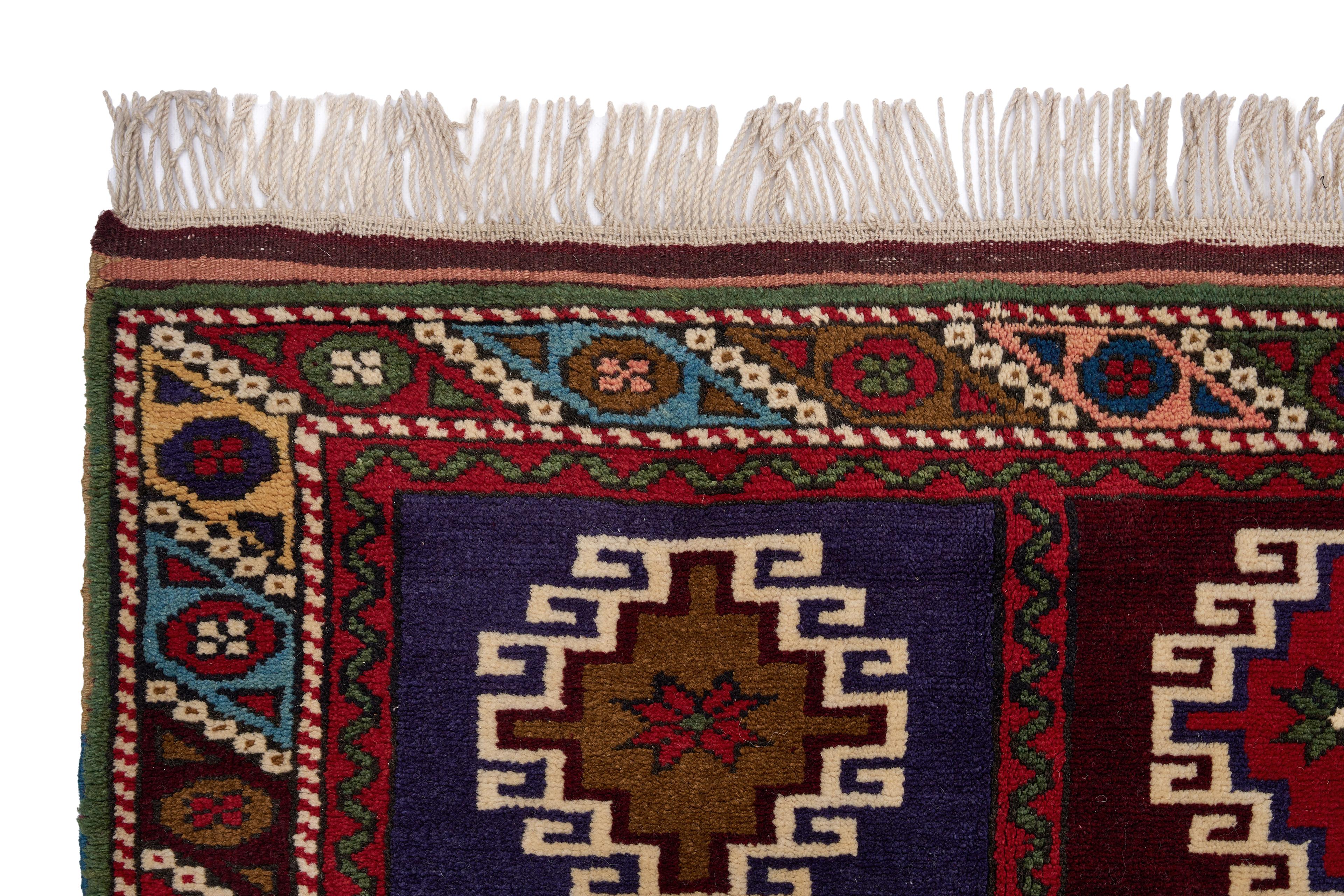 Öğretmenler Halı El Dokuma Çeyrek Sumak Kilim ÖDBY070