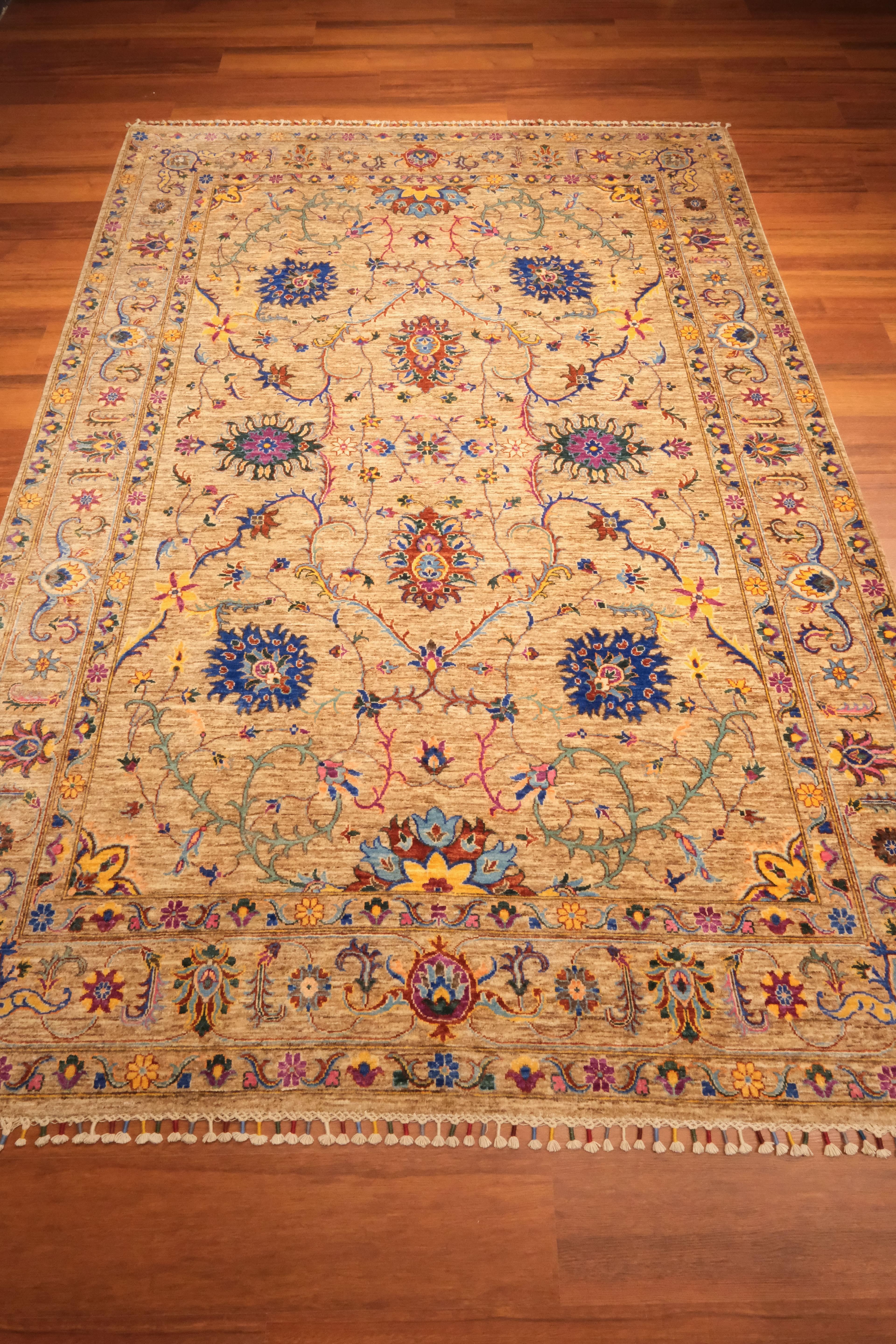 Öğretmenler Carpet Hand Woven Sultani Rug 211x289