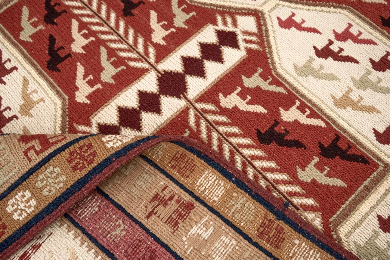 Teachers Carpet Hand Woven Deep Sumac Rug ÖADS758