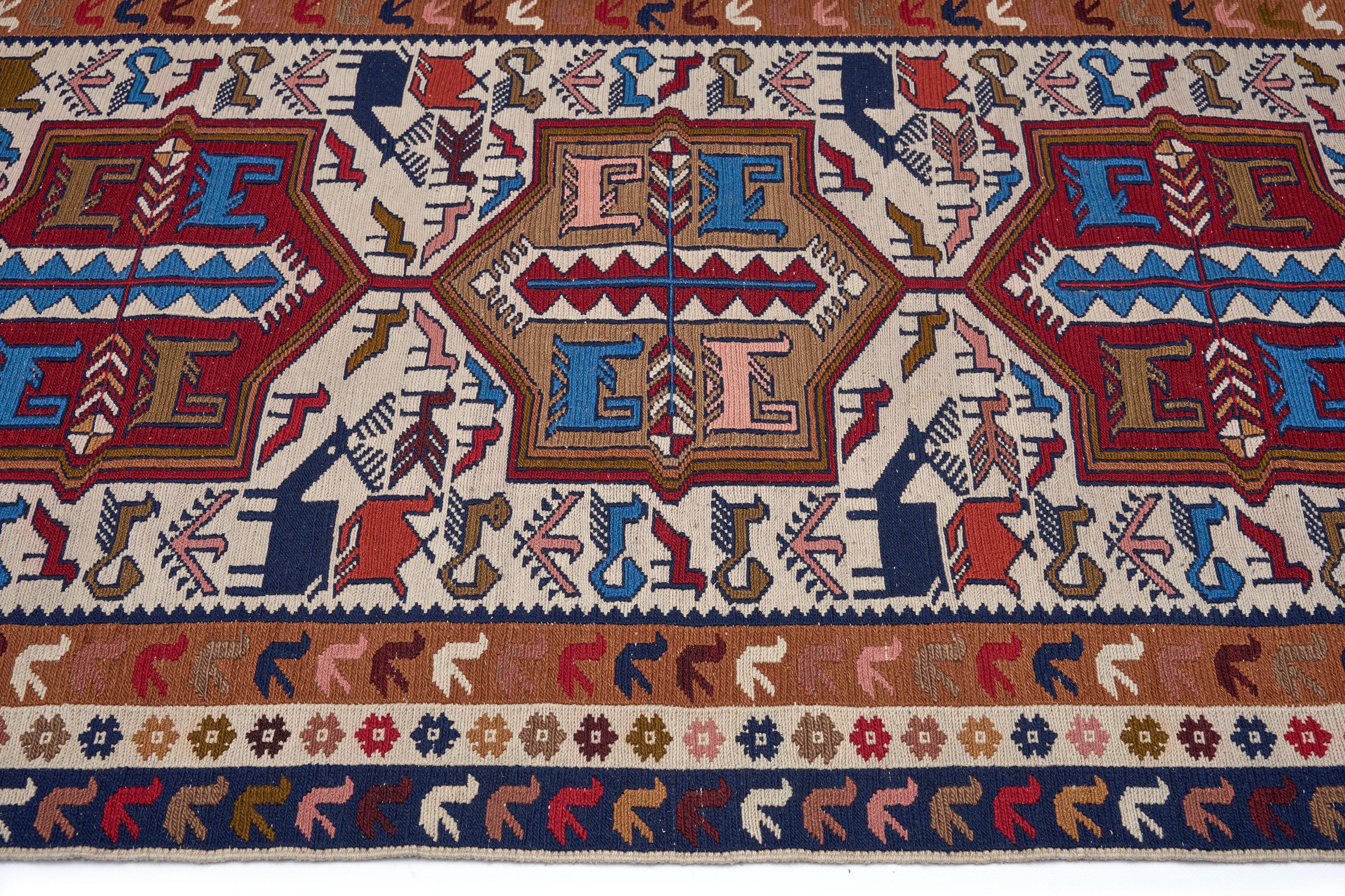 Öğretmenler Halı El Dokuma Sumak Kilim